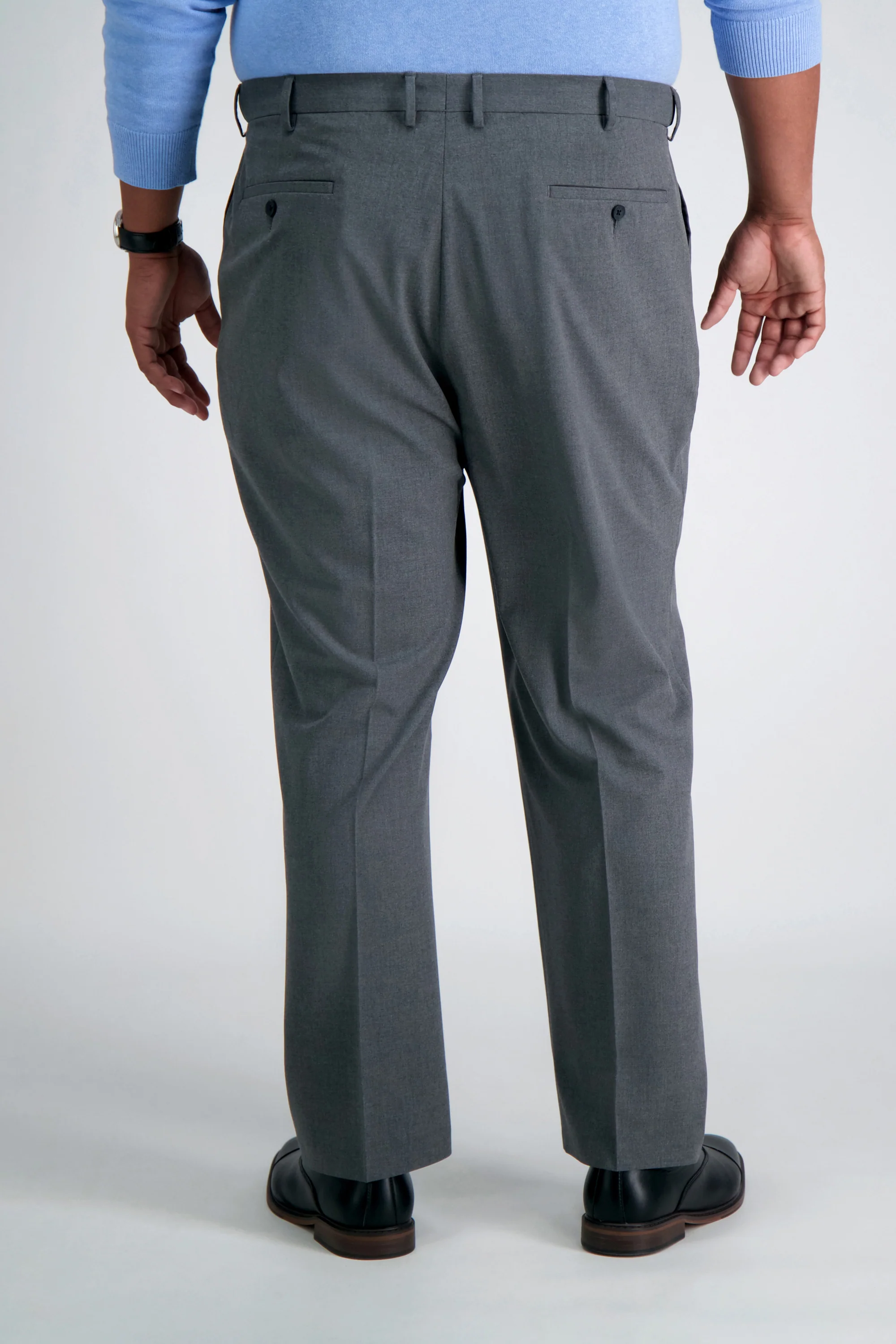 Big & Tall J.M. Haggar 4-Way Stretch Dress Pant - Image 4