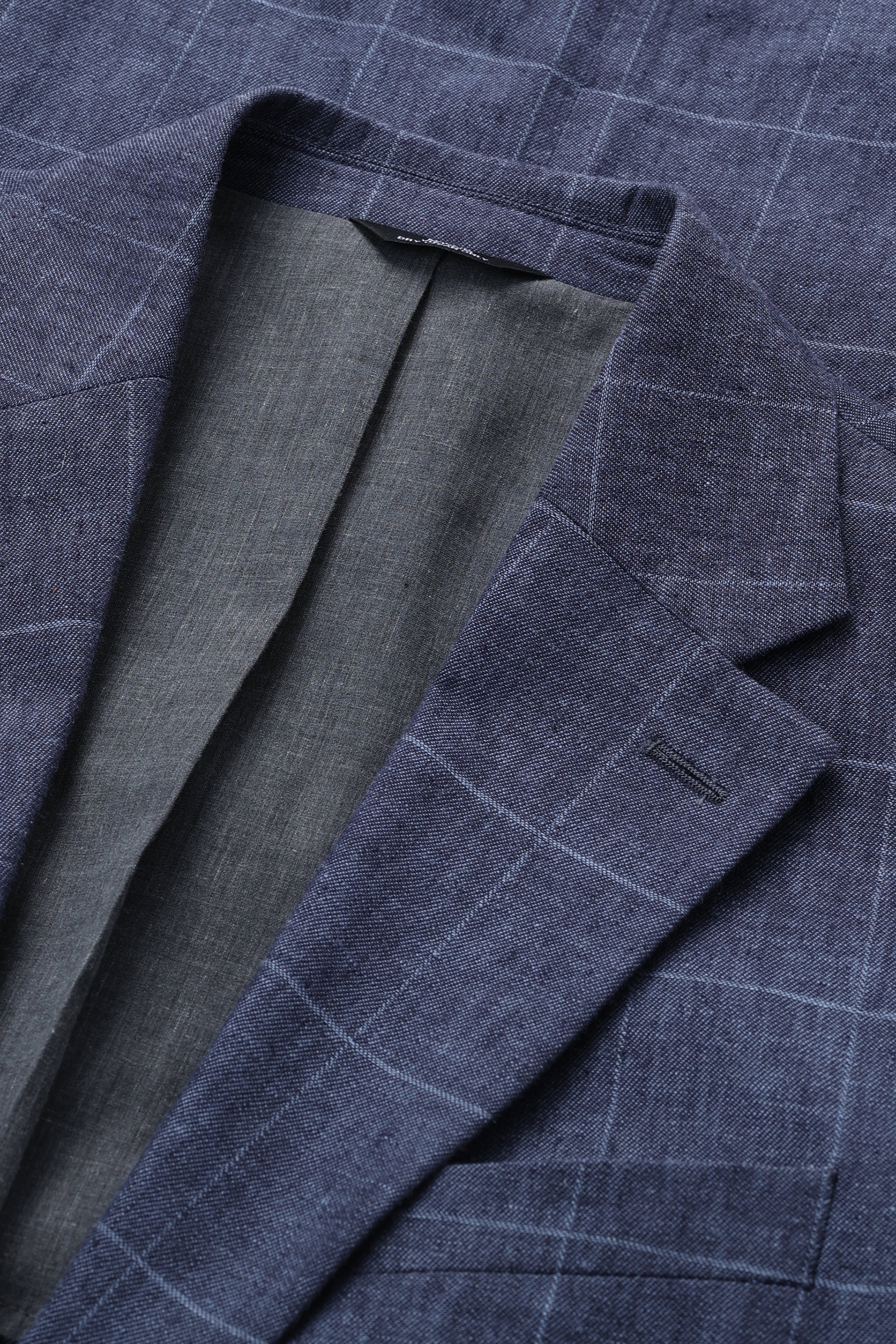 Big & Tall J.M. Haggar Plaid Windowpane Linen Sport Coat - Image 4