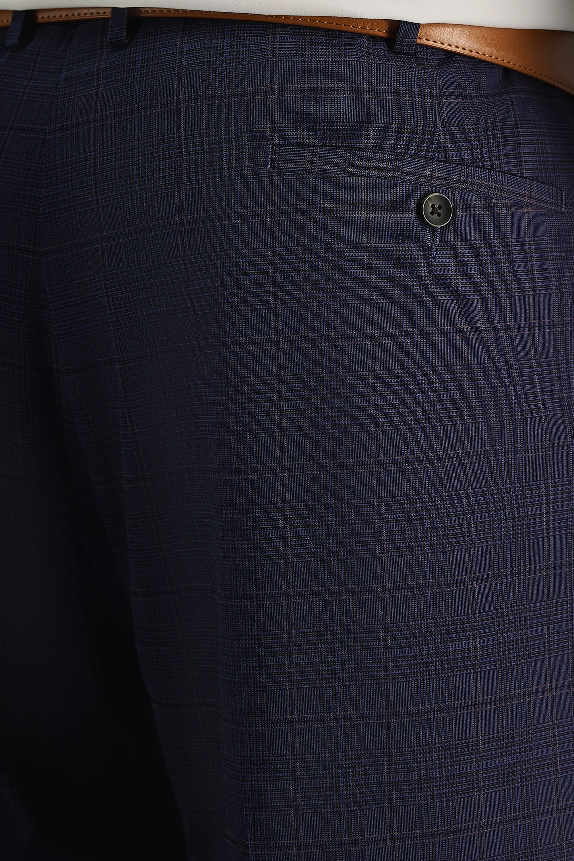 Big & Tall J.M. Haggar Prince of Wales Suit Pant - Image 2