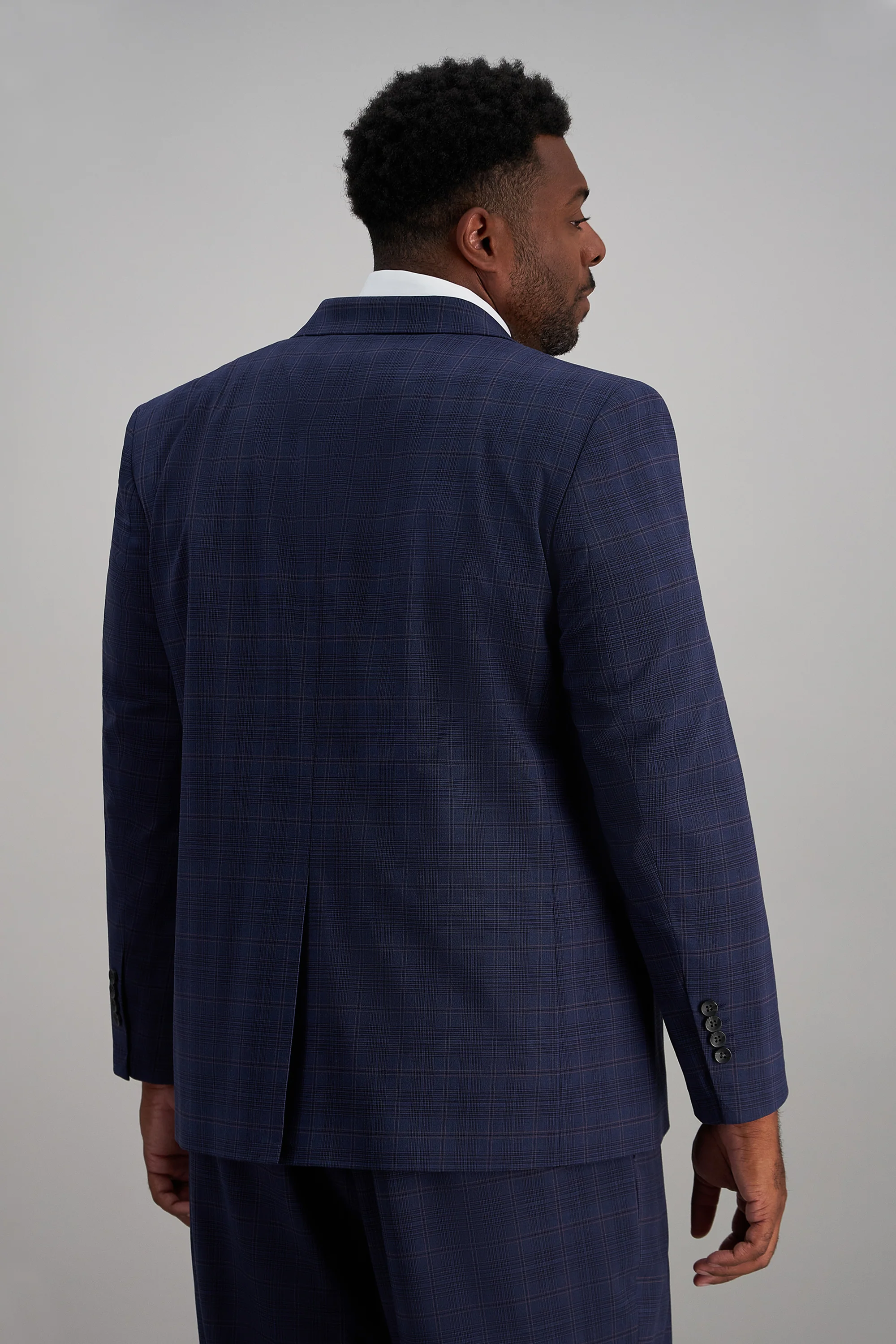 Big & Tall J.M. Haggar Prince of Wales Suit Separates - Image 4