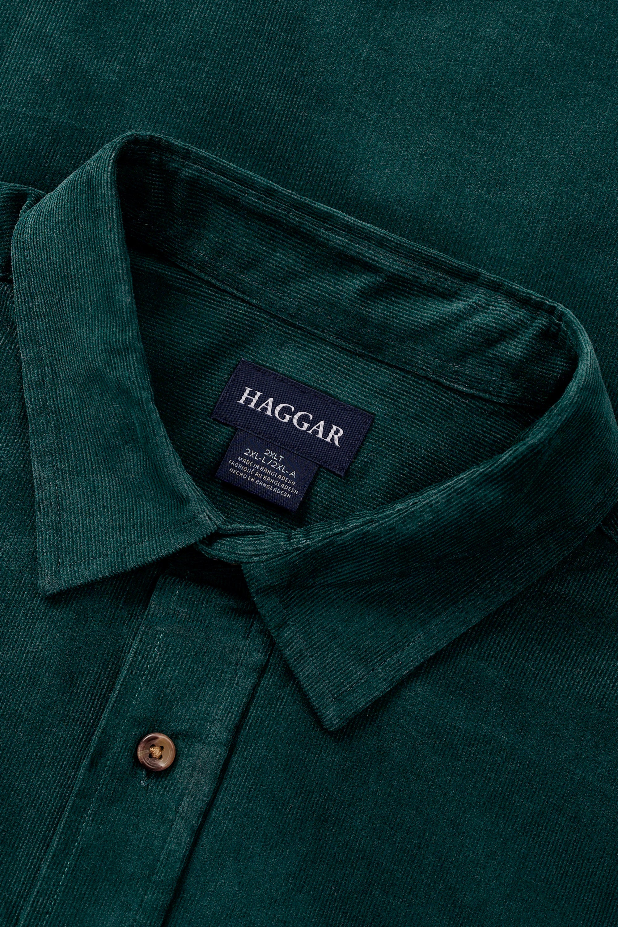 Big & Tall Long Sleeve Corduroy Shirt - Image 4