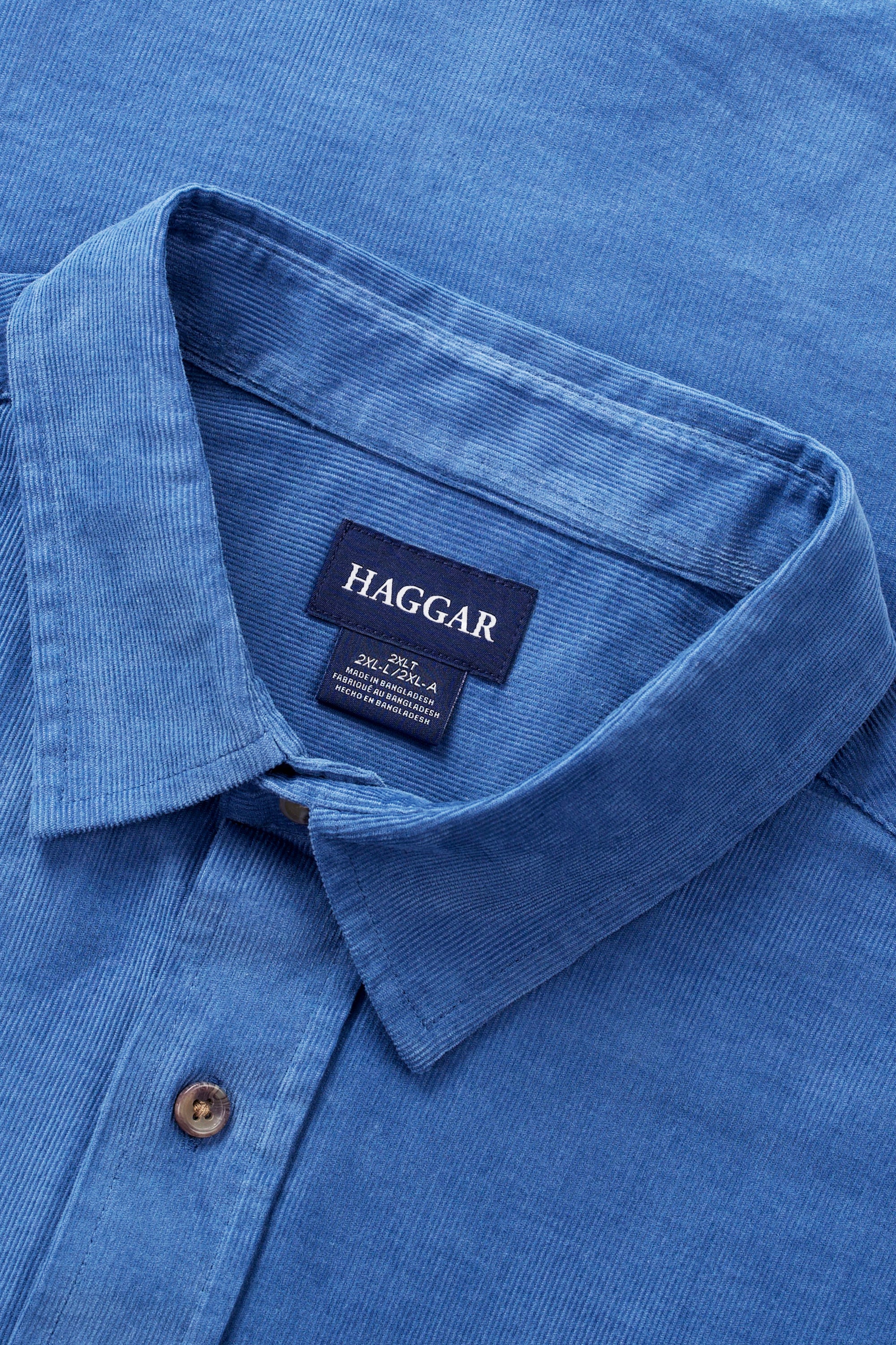 Big & Tall Long Sleeve Corduroy Shirt - Image 9