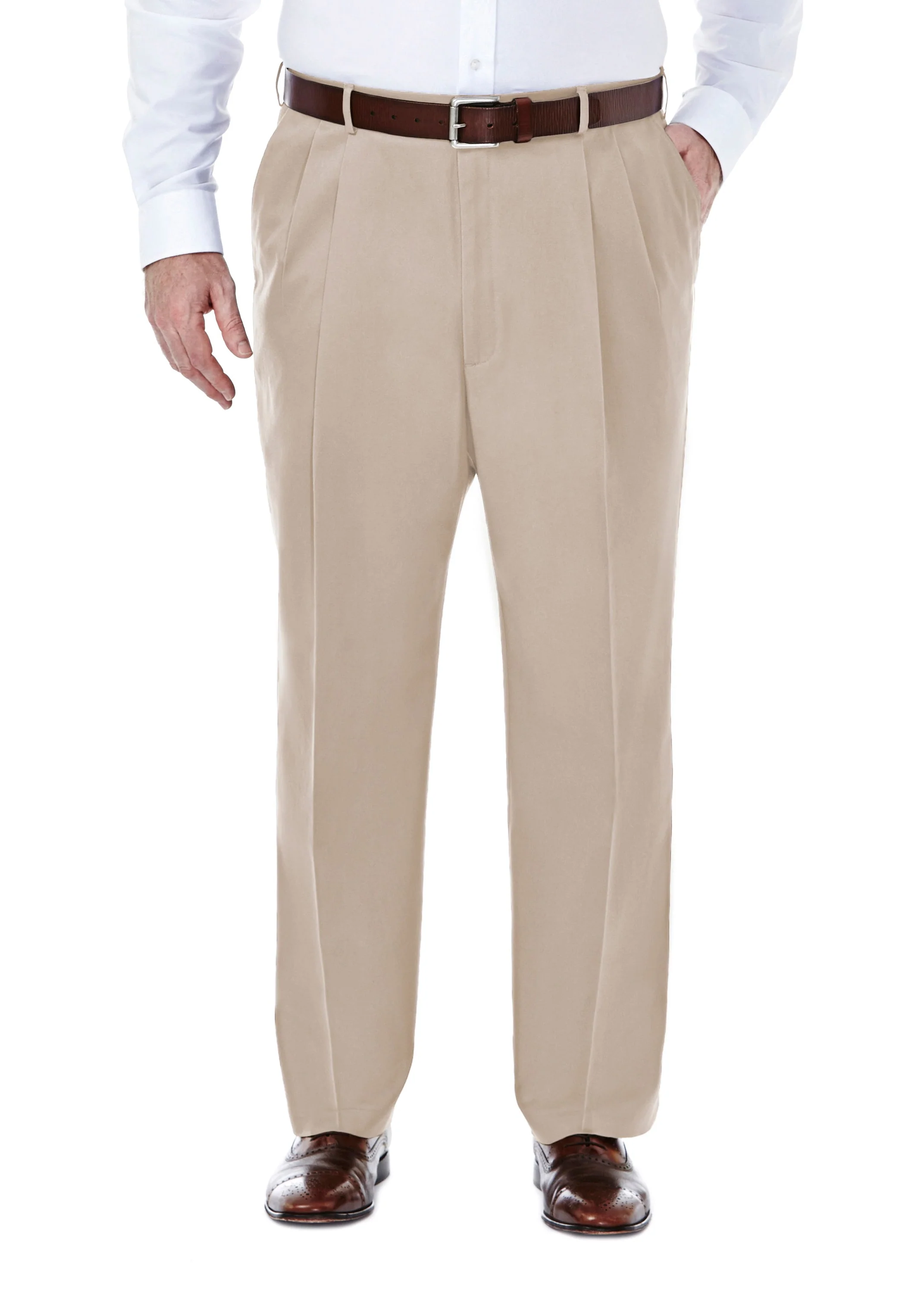 Big & Tall Premium No Iron Khaki - Image 11