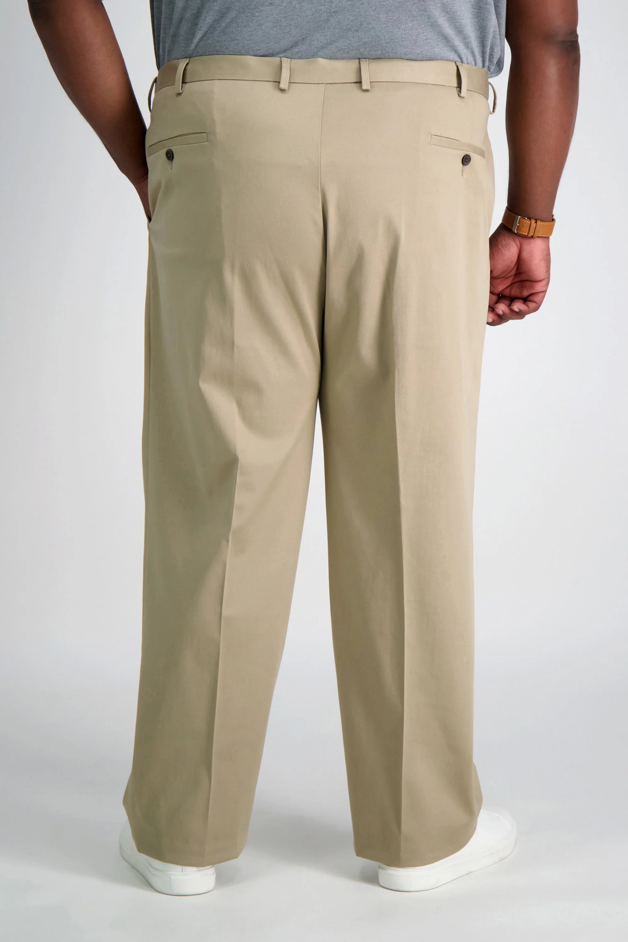 Big & Tall Premium No Iron Khaki - Image 24