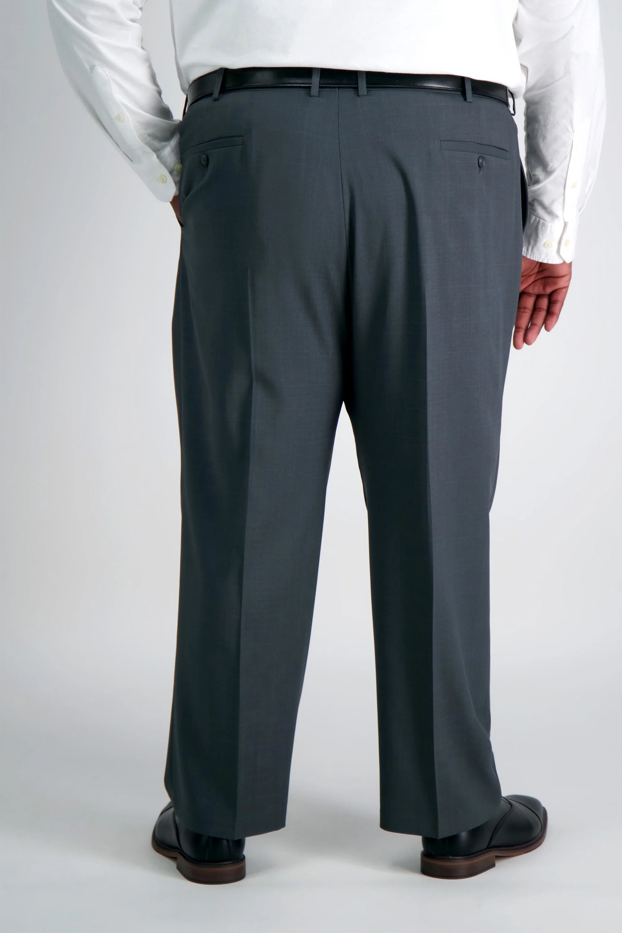 Big & Tall Travel Performance Stria Tic Weave Suit Pantㅤ - Image 3