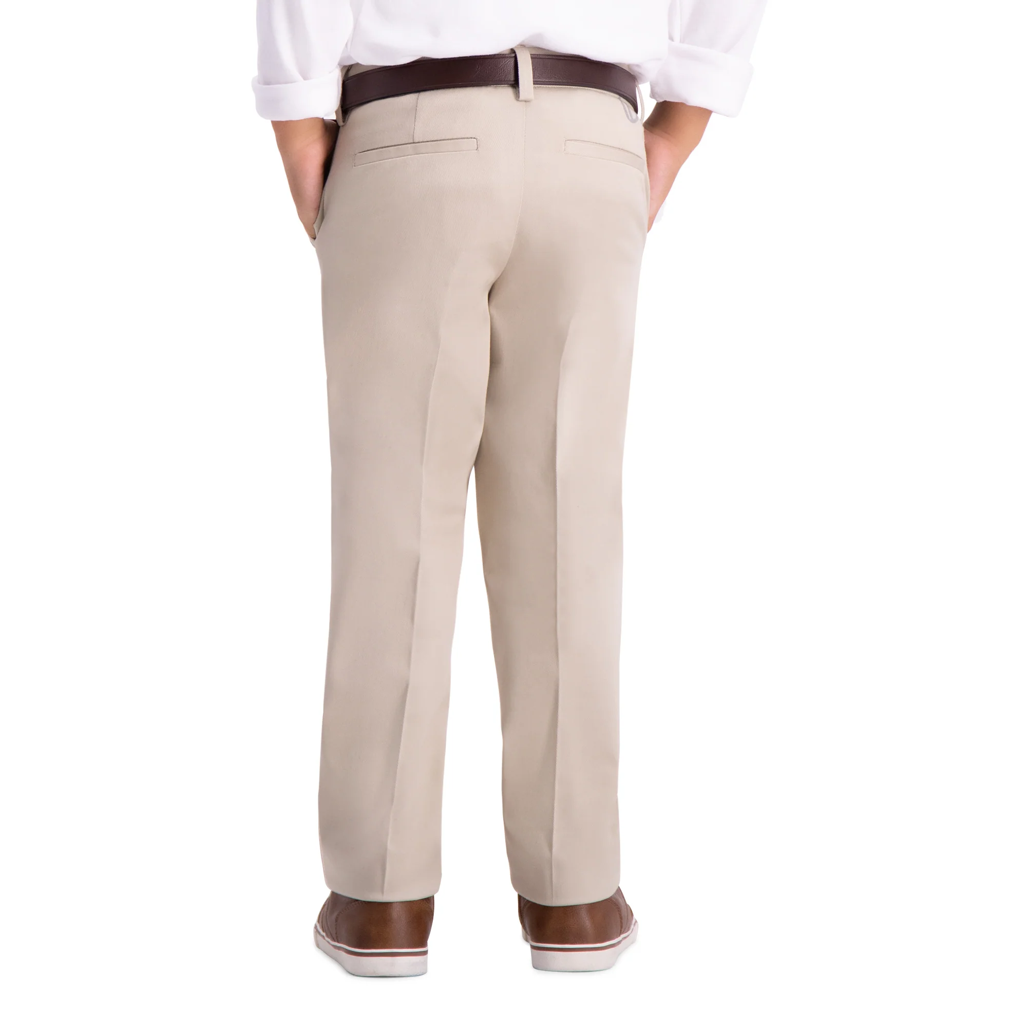 Boys Premium No Iron Khaki (4-7)ㅤ - Image 4