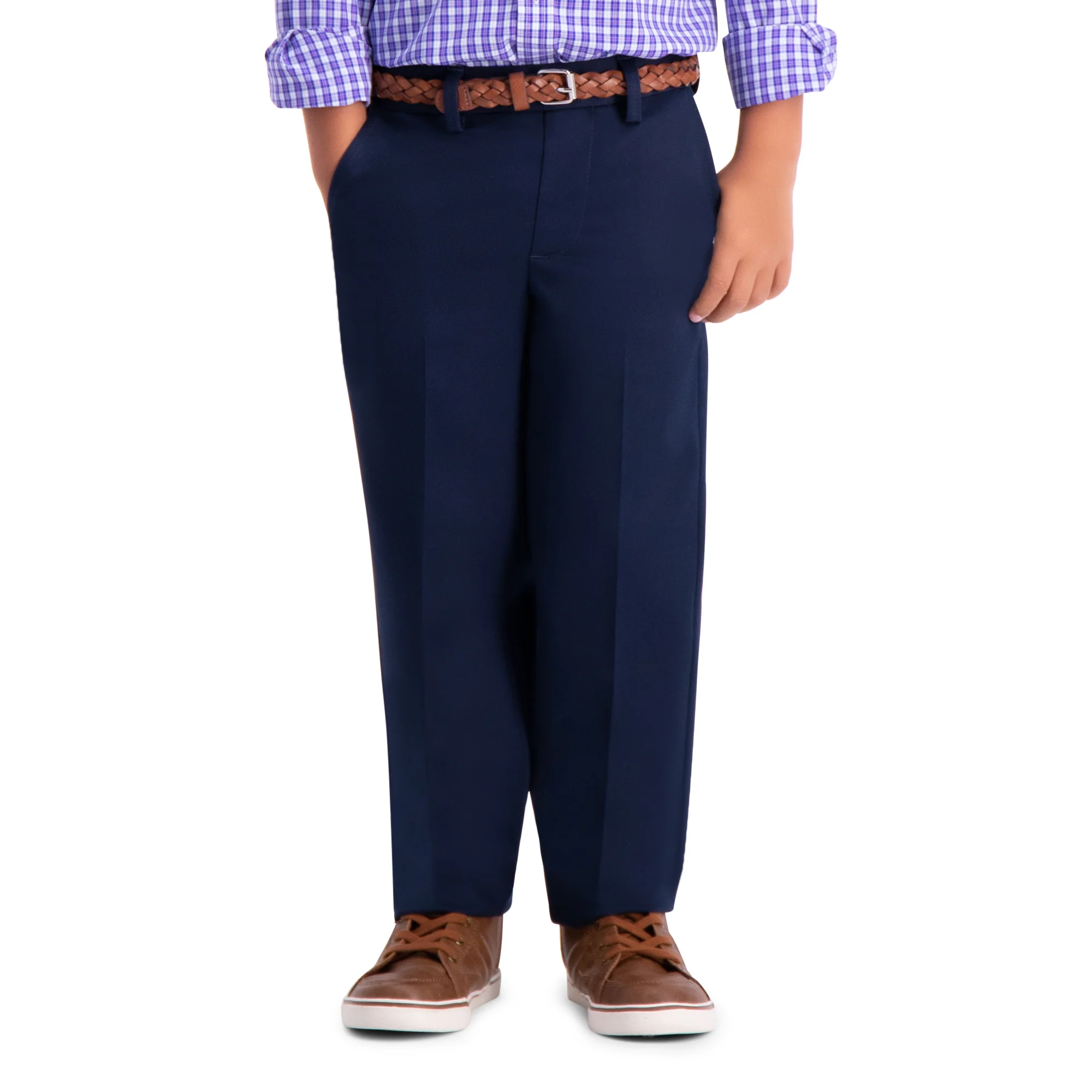 Boys Premium No Iron Khaki (4-7)ㅤ - Image 5