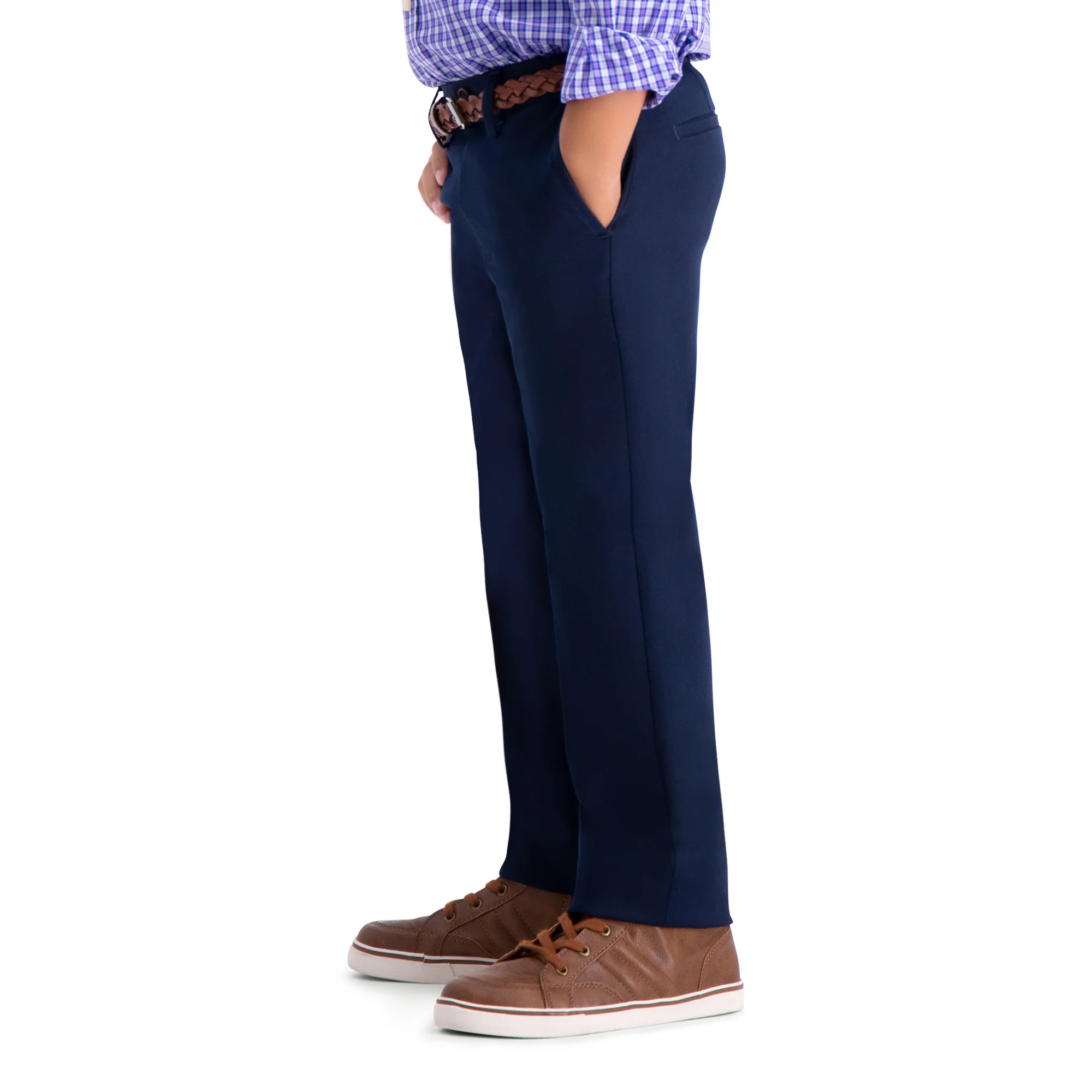 Boys Premium No Iron Khaki (4-7)ㅤ - Image 6