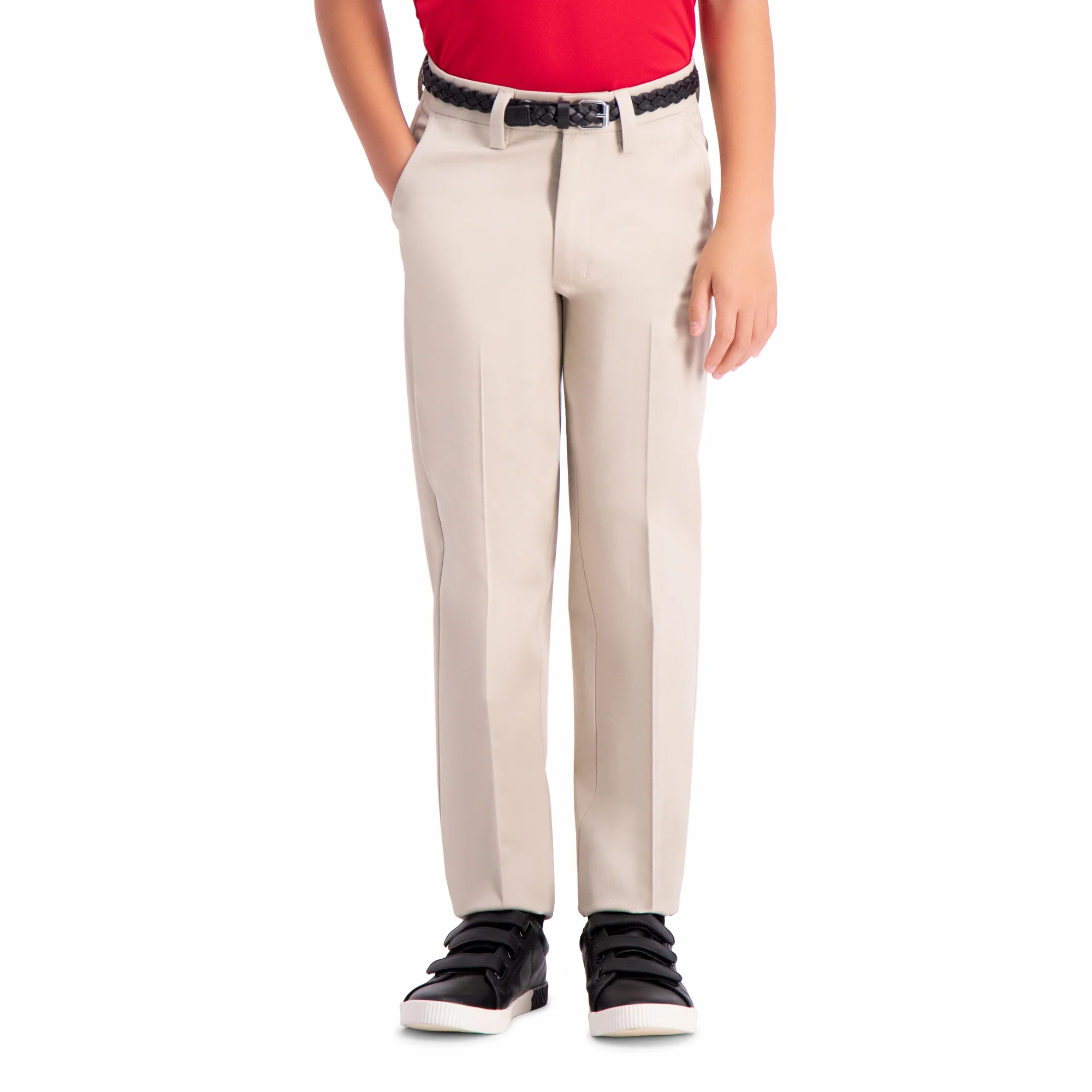 Boys Premium No Iron Khaki (8-20)ㅤ - Image 4