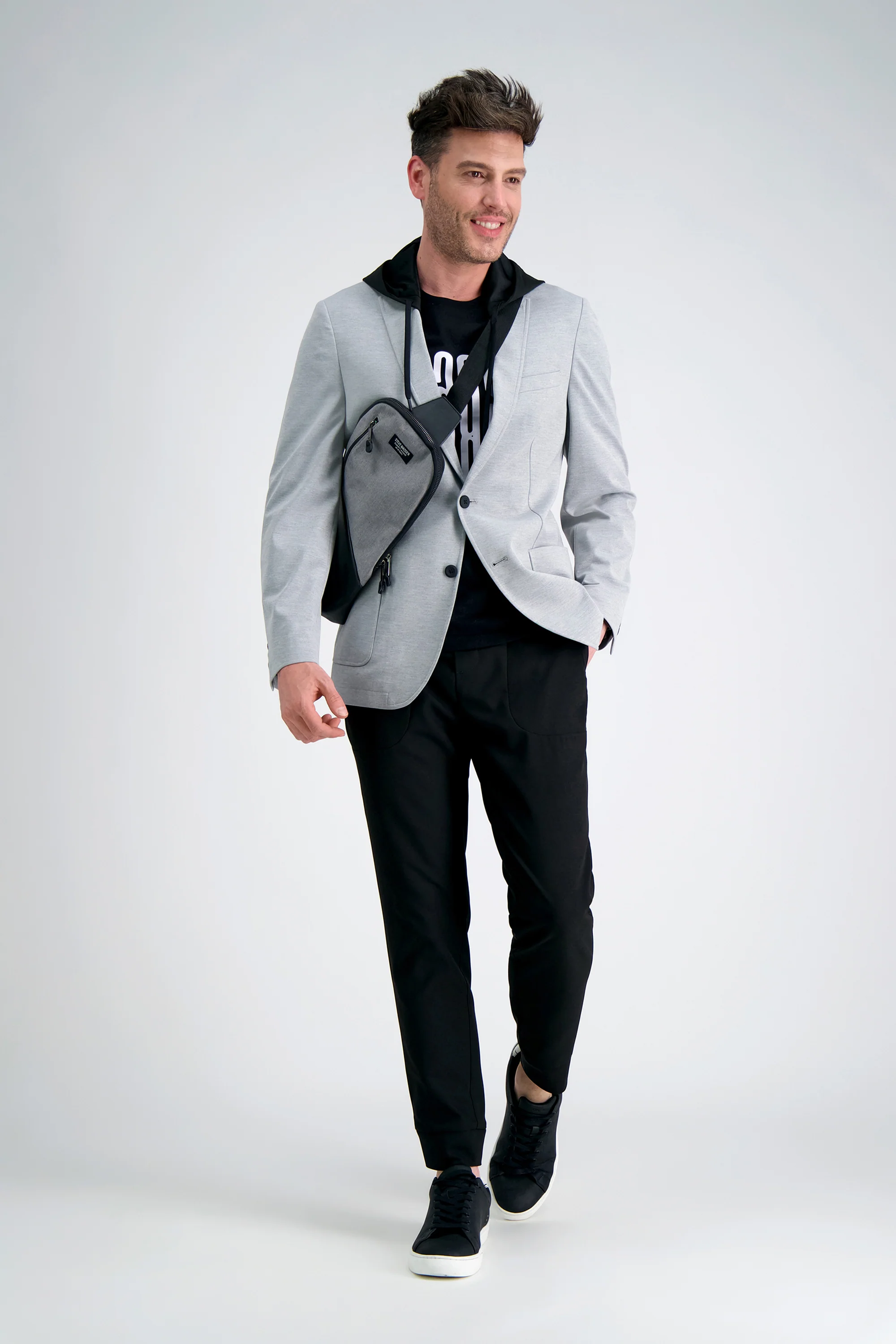 Haggar® Smart Wash® Hoodie Sport Coat - Image 11