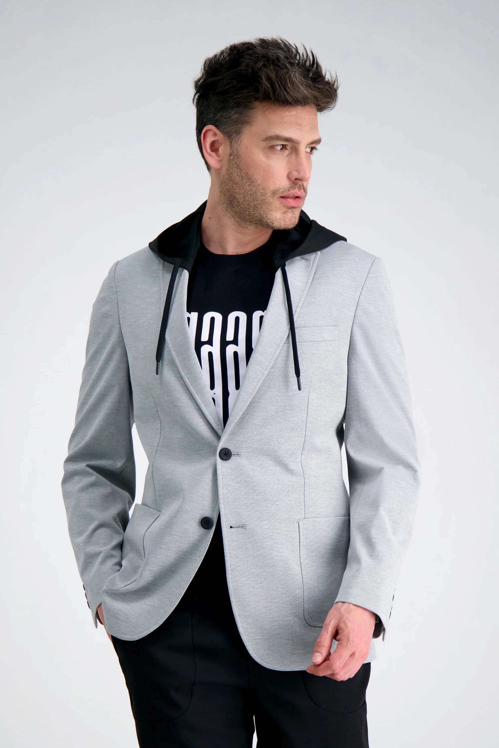 Haggar® Smart Wash® Hoodie Sport Coat - Image 12