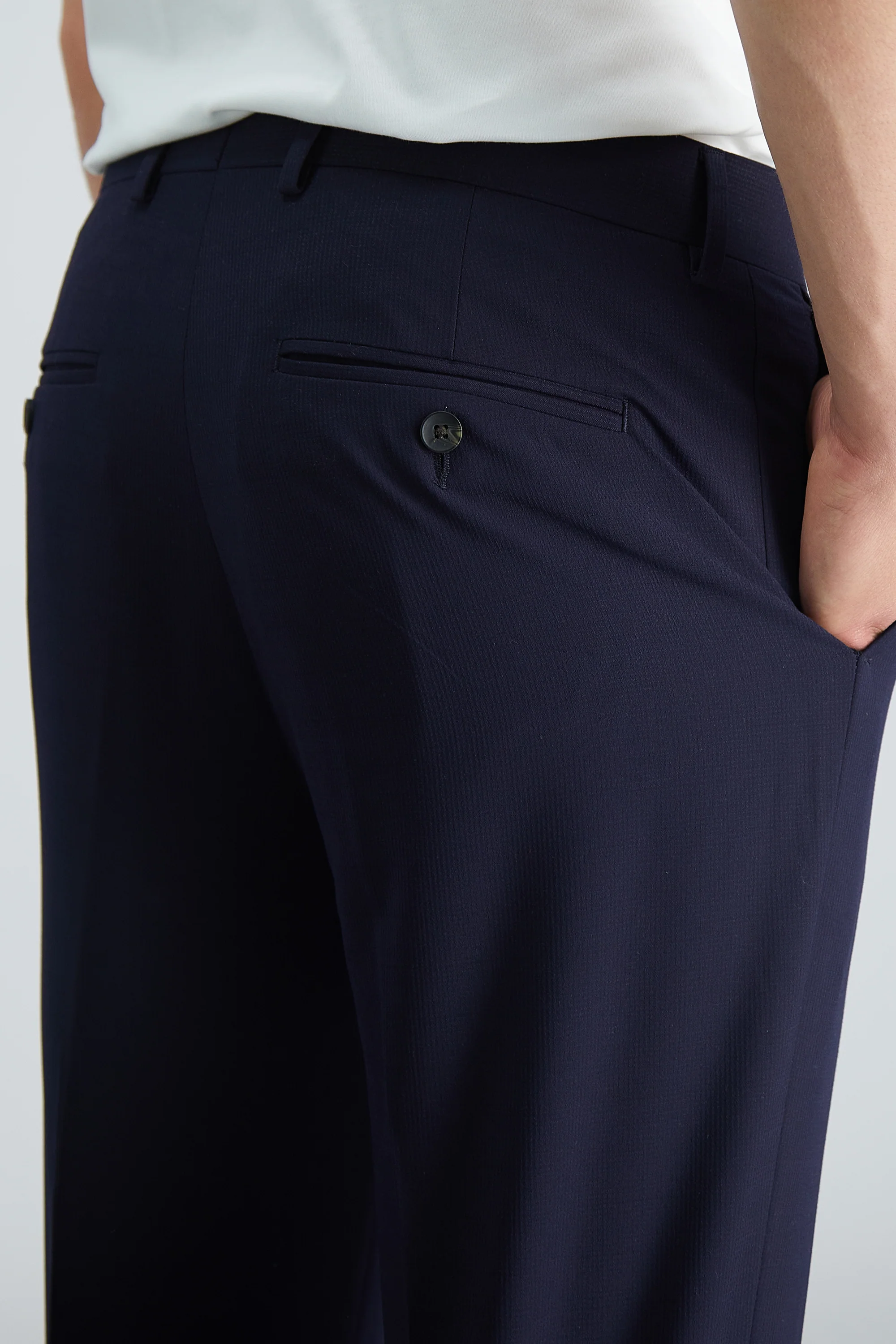 J.M. Haggar 4-Way Stretch Dress Pant - Check Glen Plaidㅤ - Image 11