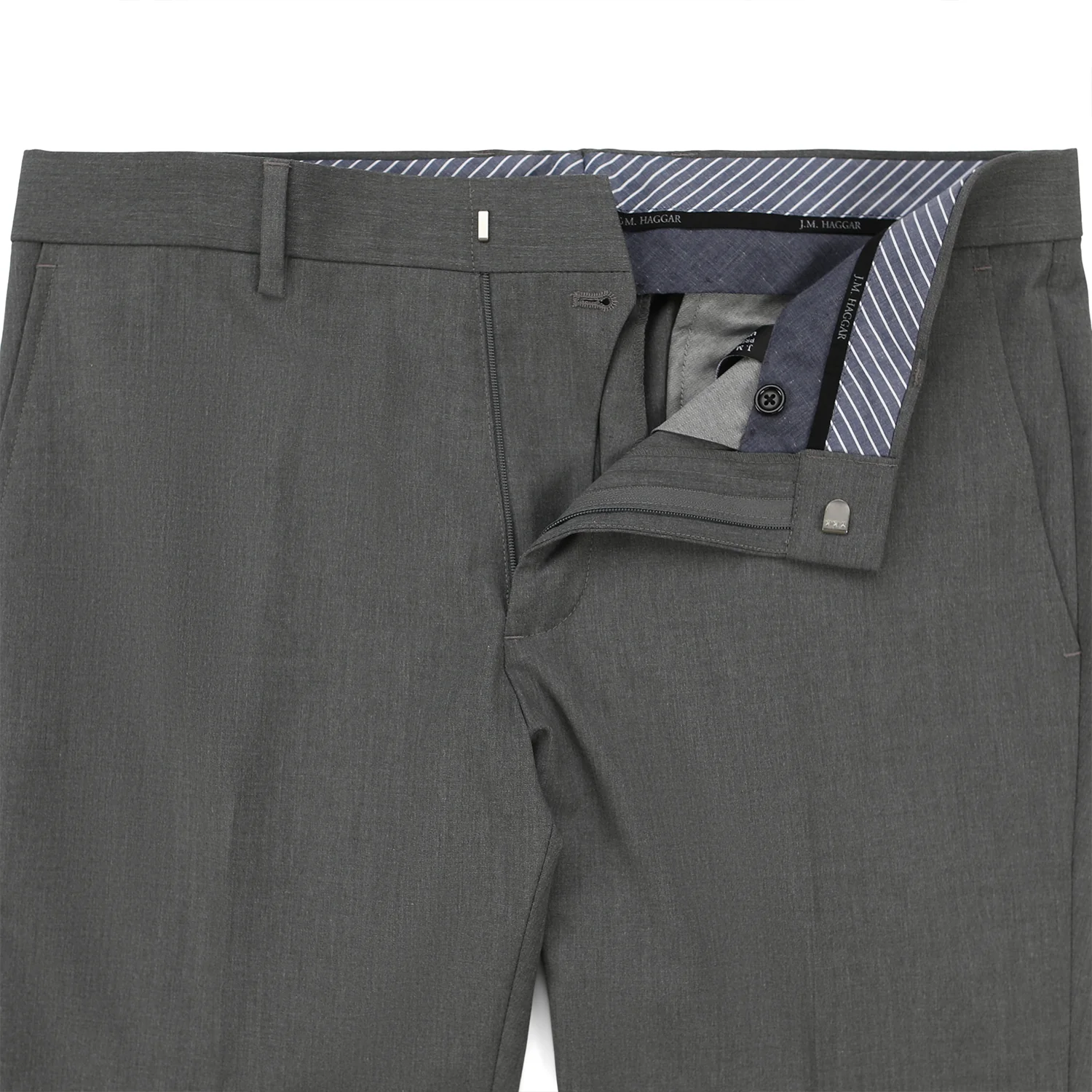 J.M. Haggar 4-Way Stretch Suit Pant - Plain Weave - Image 9