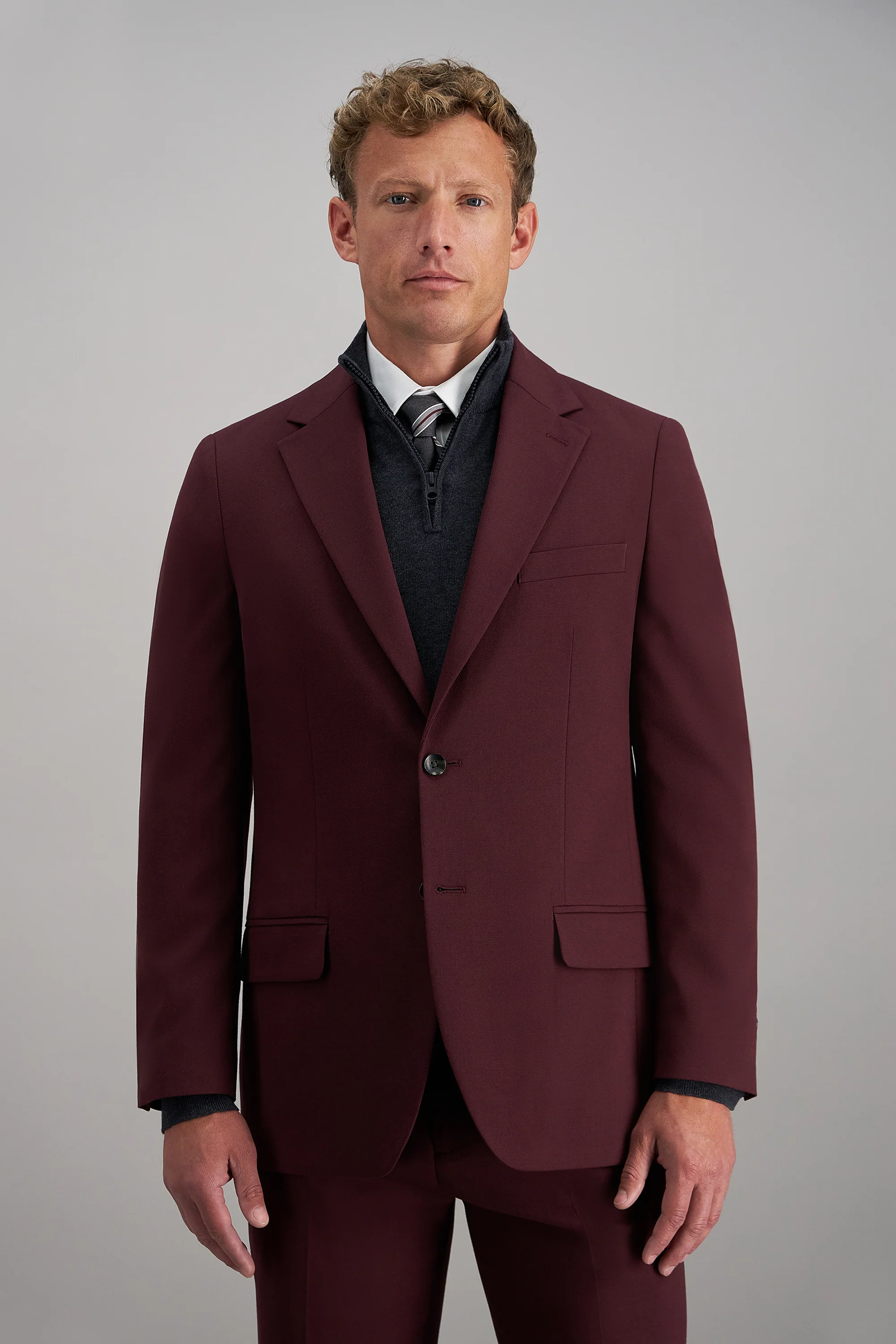 J.M. Haggar Diamond Weave Suit Jacket - Image 3