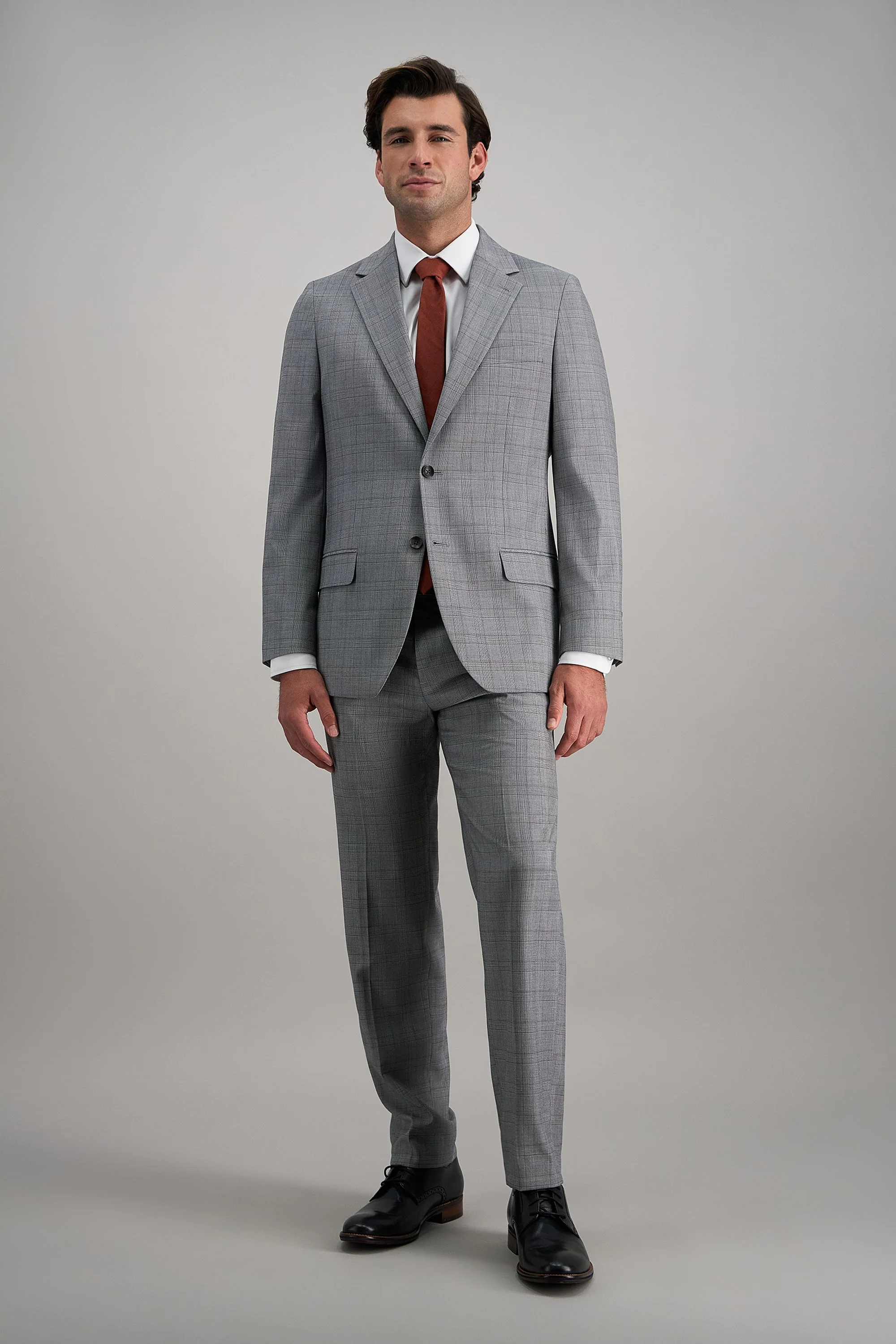 J.M. Haggar Glen Plaid Sharkskin Suit Separates