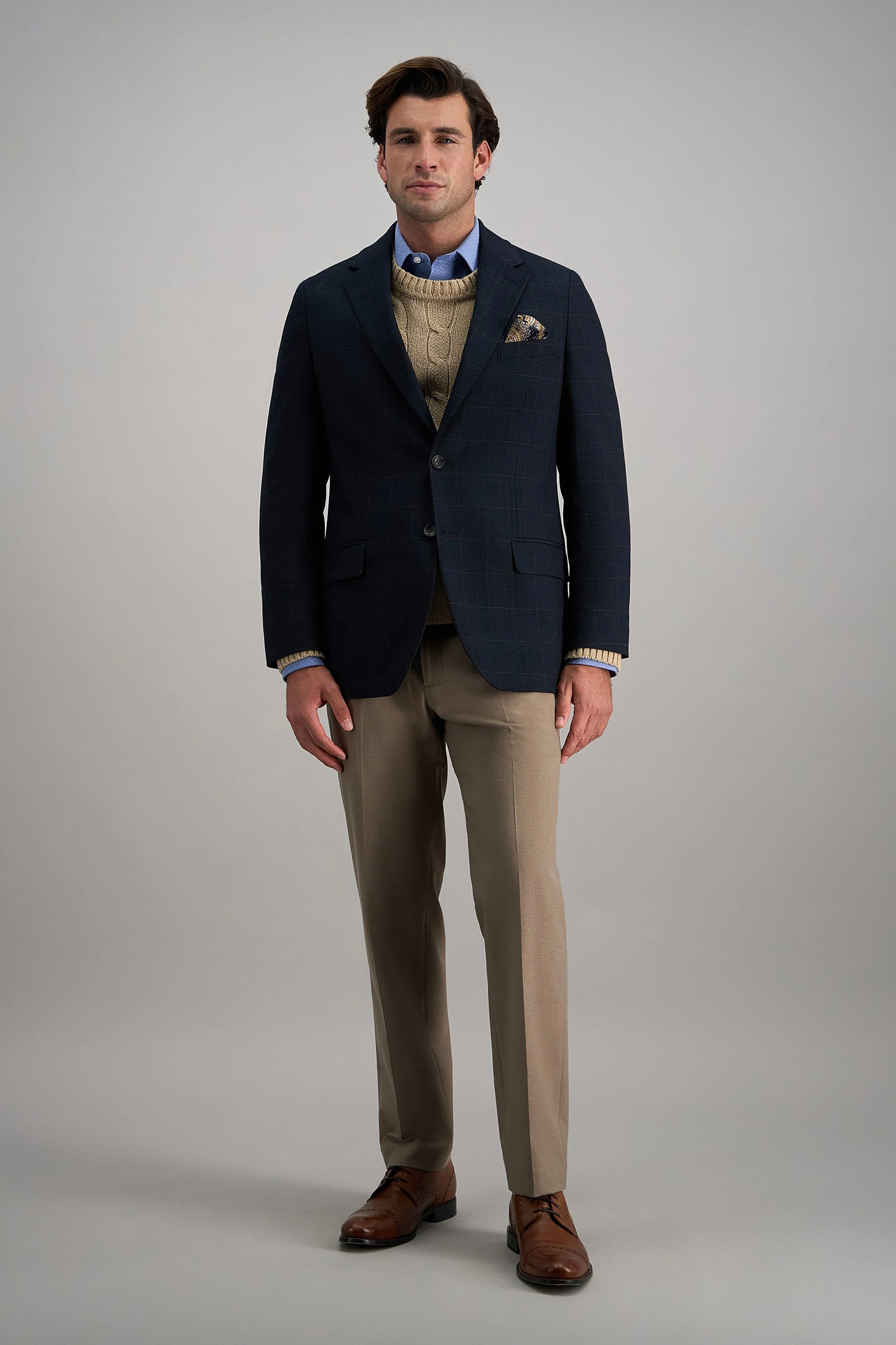 J.M. Haggar Glen Plaid Sport Coat - Image 3
