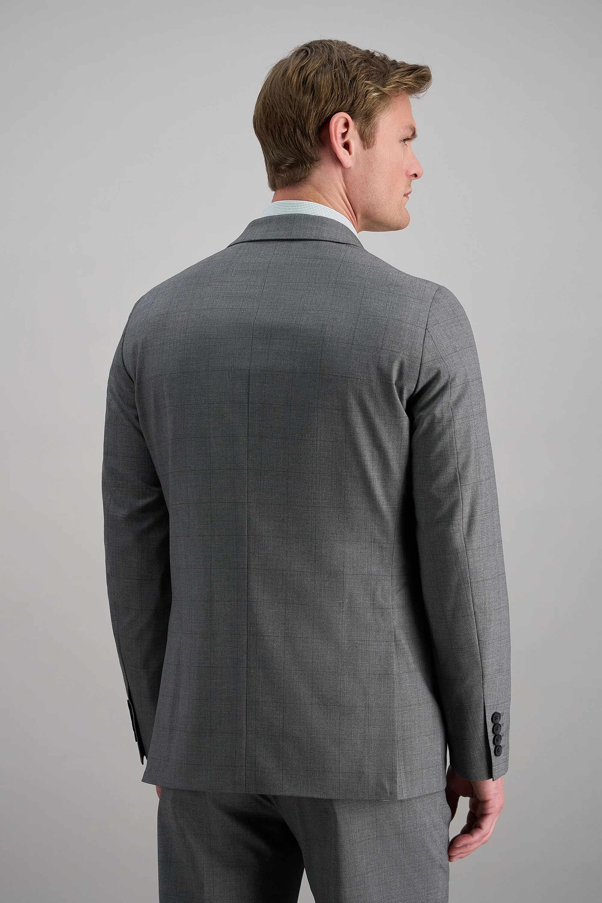 J.M. Haggar Glen Plaid Suit Jacket - Image 4