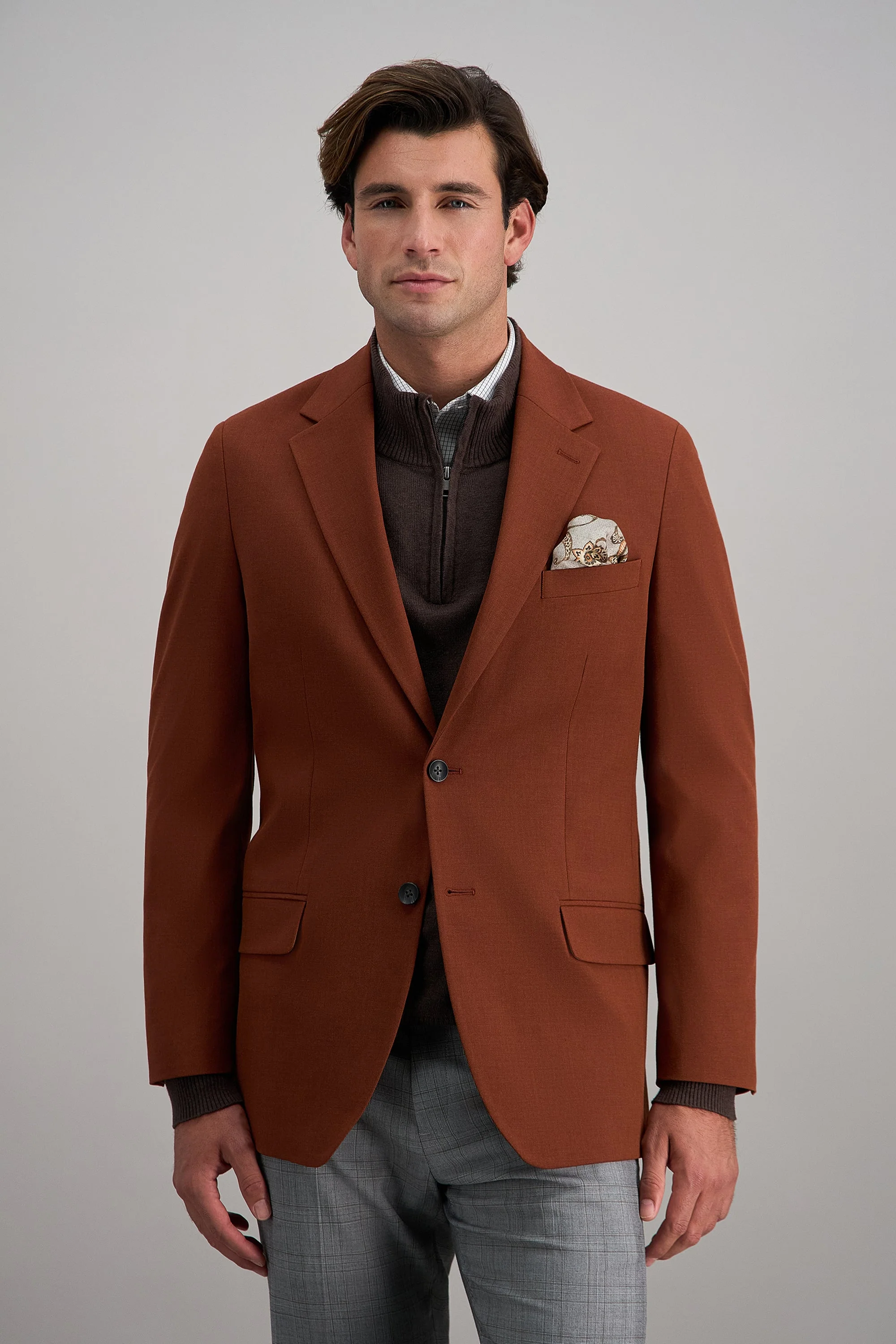 J.M. Haggar Heather Fine Twill Sport Coat