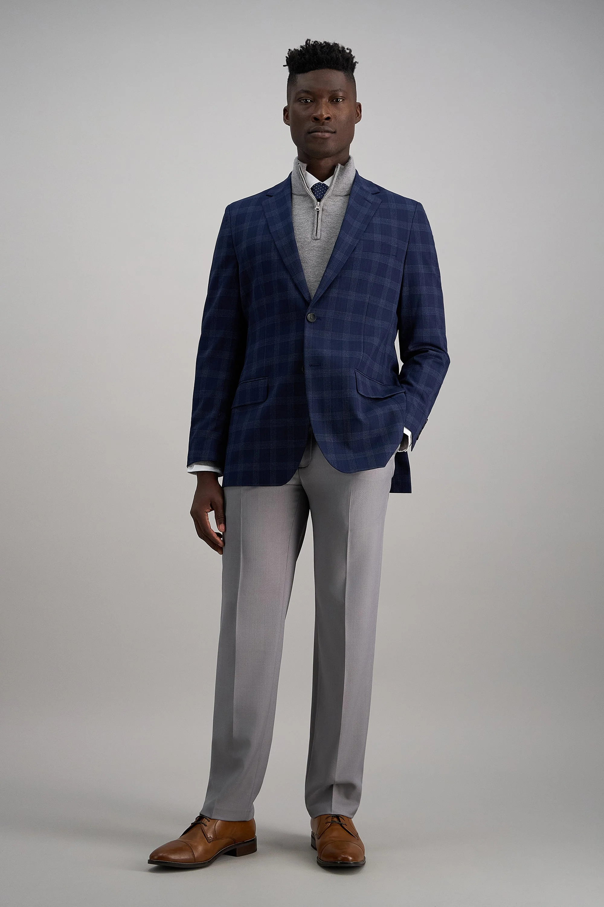 J.M. Haggar Large Check Coat - Image 3