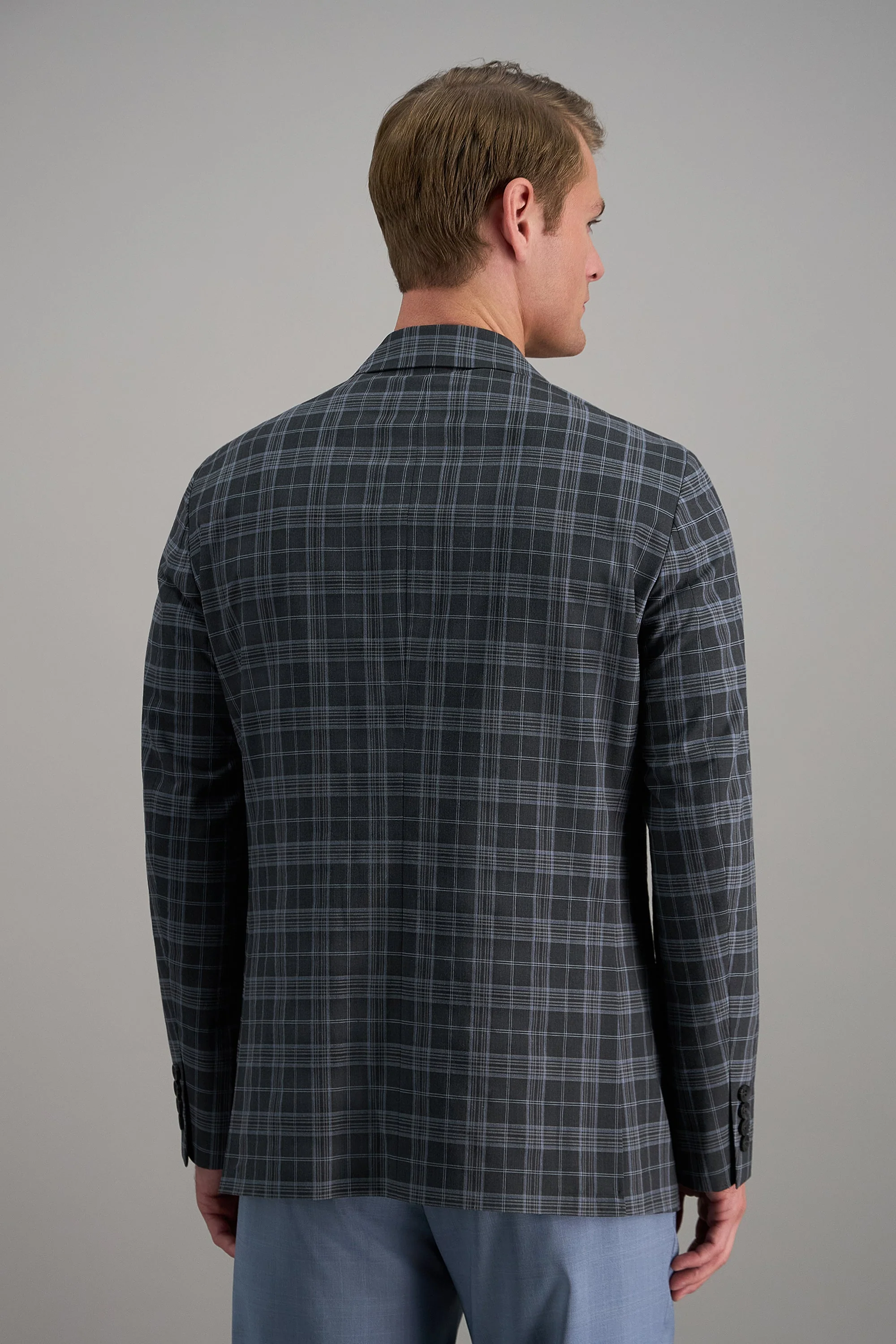 J.M Haggar Large Plaid Sport Coat - Image 4