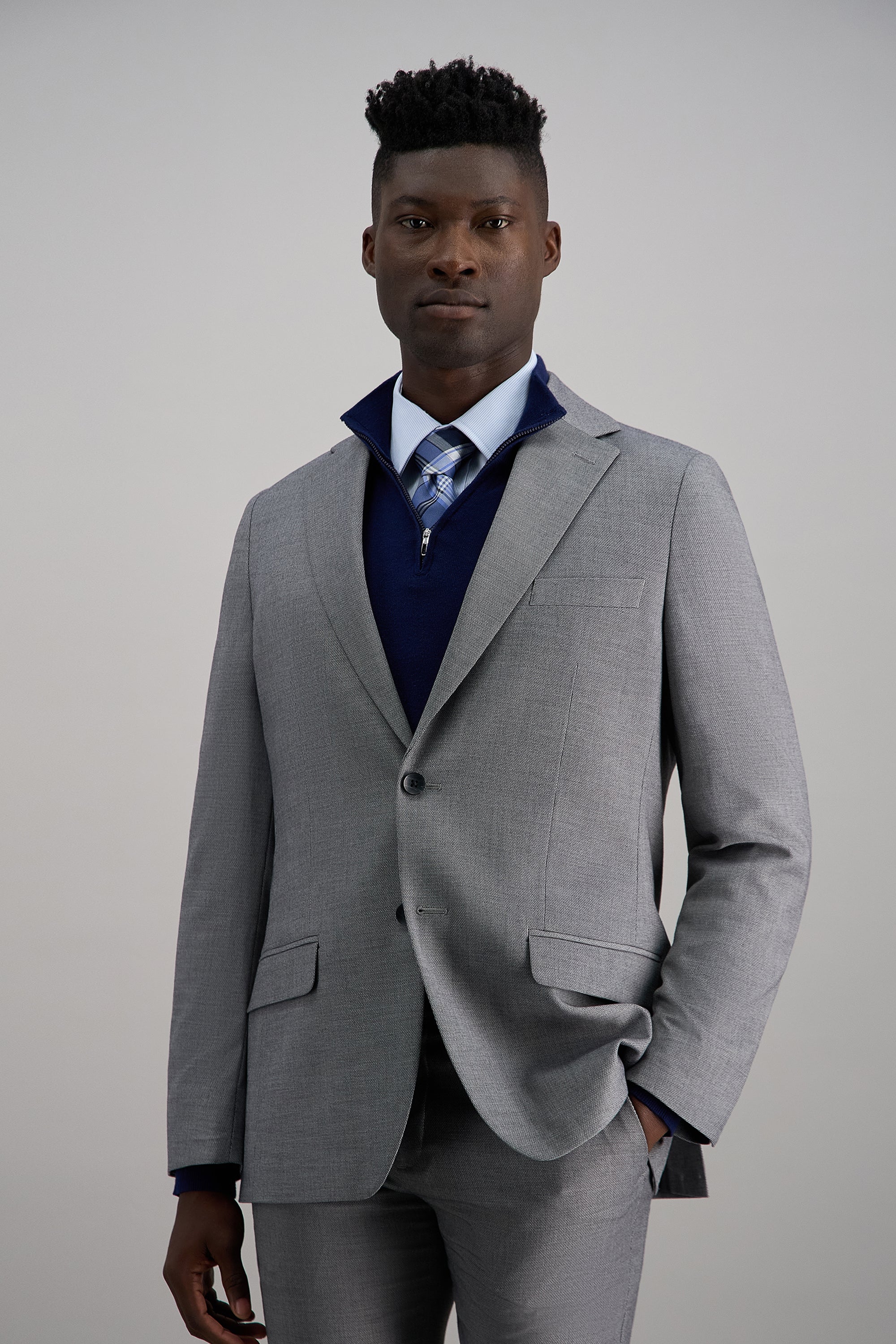 J.M. Haggar Micro Dobby Suit Separates - Image 3