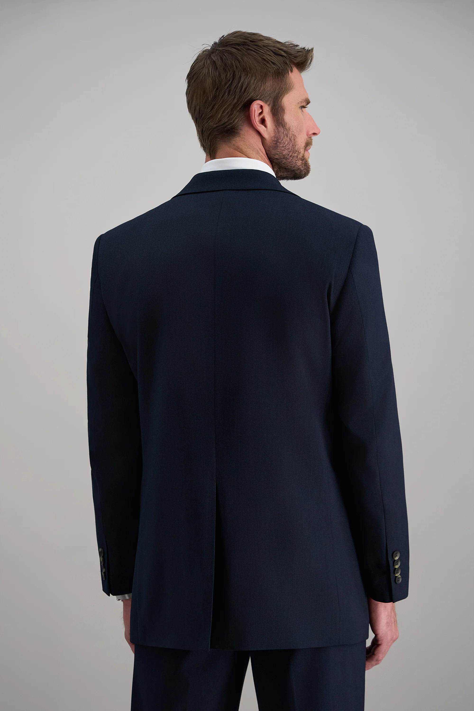 J.M. Haggar Micro Herringbone Suit Jacket - Image 4