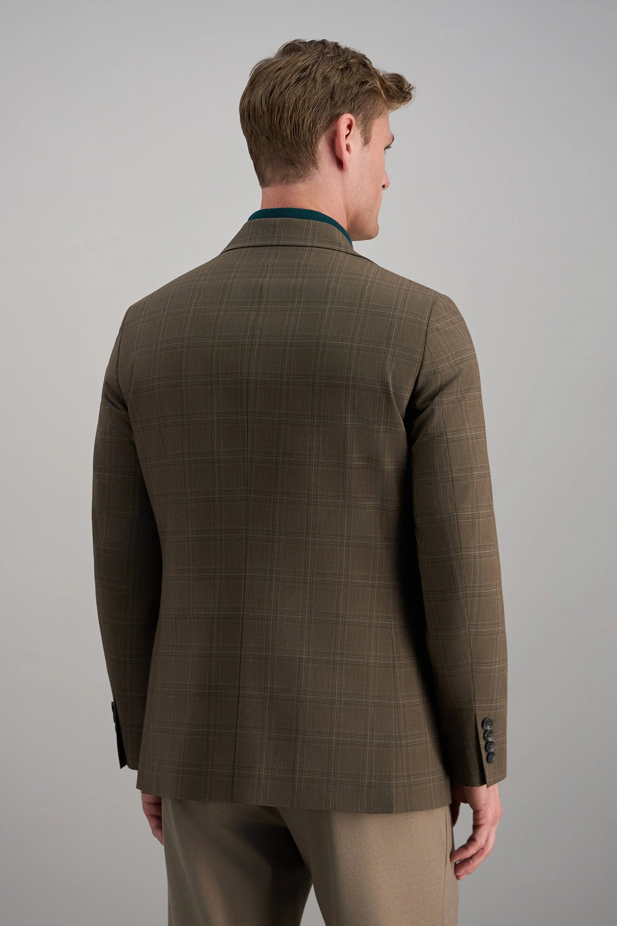 J.M Haggar Plaid Windowpane Sport Coat - Image 4