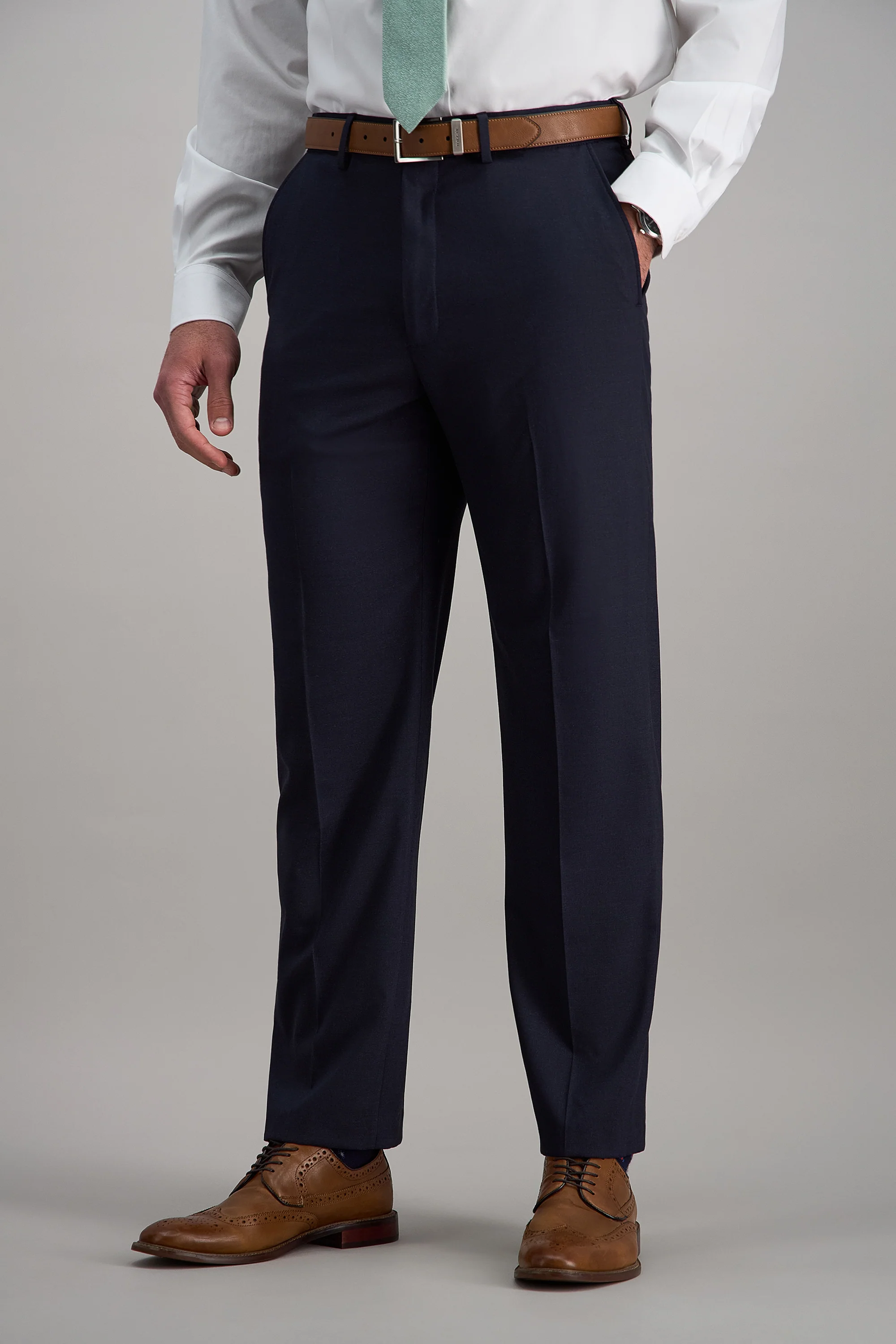 J.M. Haggar Premium Stretch Suit Pant - Flat Frontㅤ - Image 10