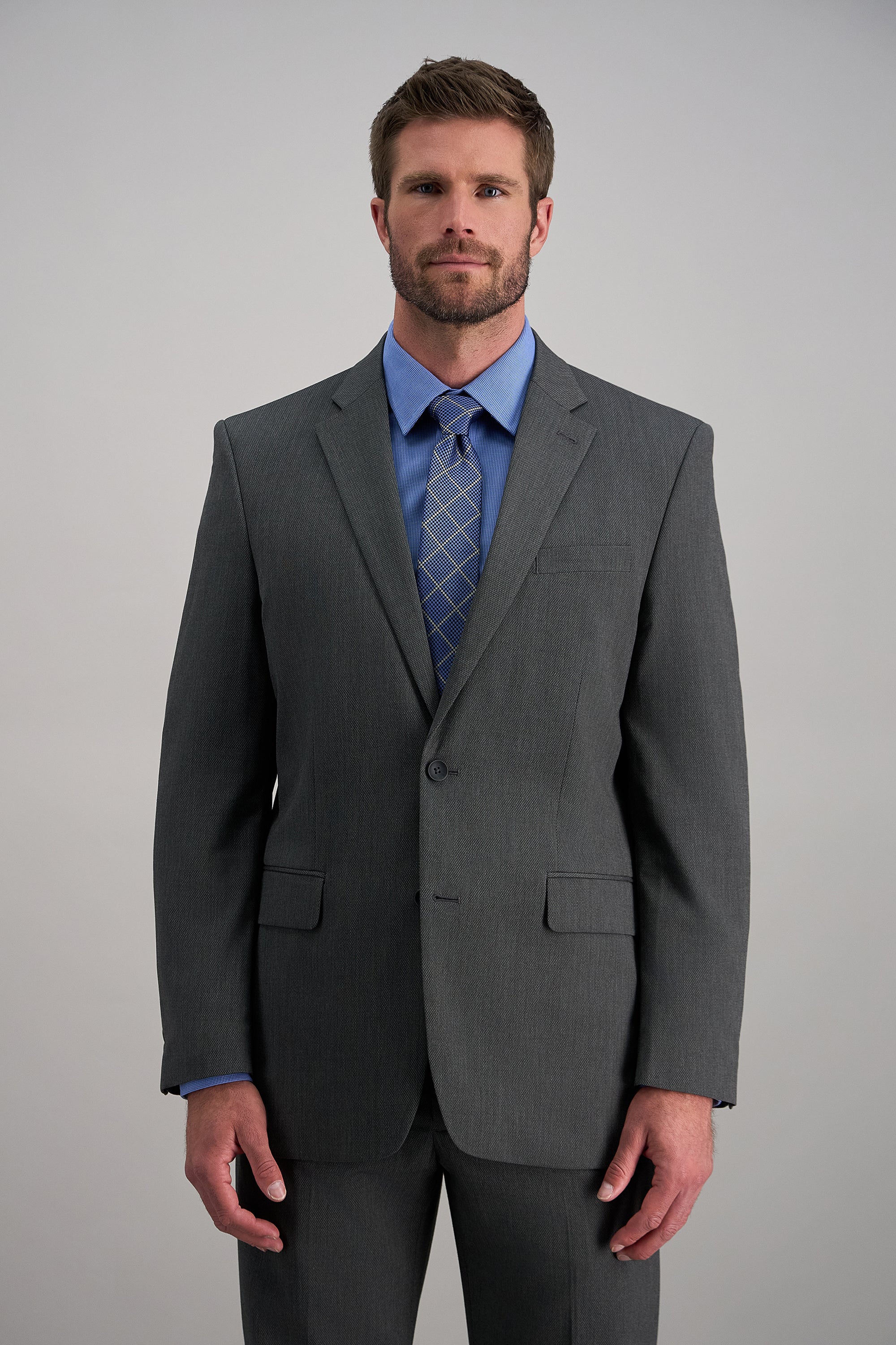 J.M. Haggar Premium Stretch Suit Separates - Diamond Weaveㅤ - Image 3