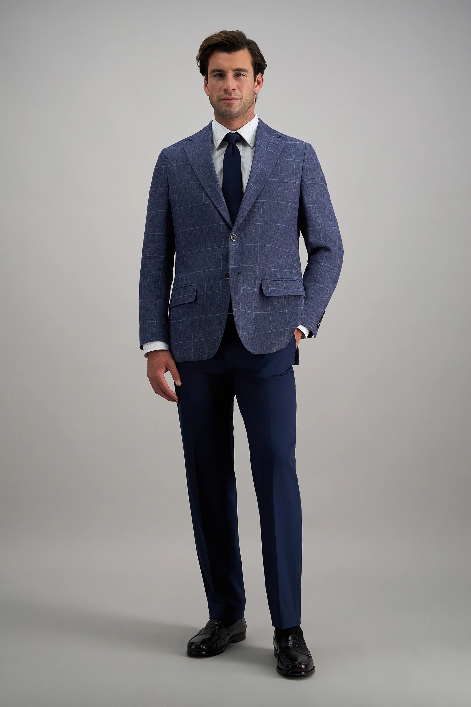 J.M. Haggar Premium Windowpane Blazer - Image 3