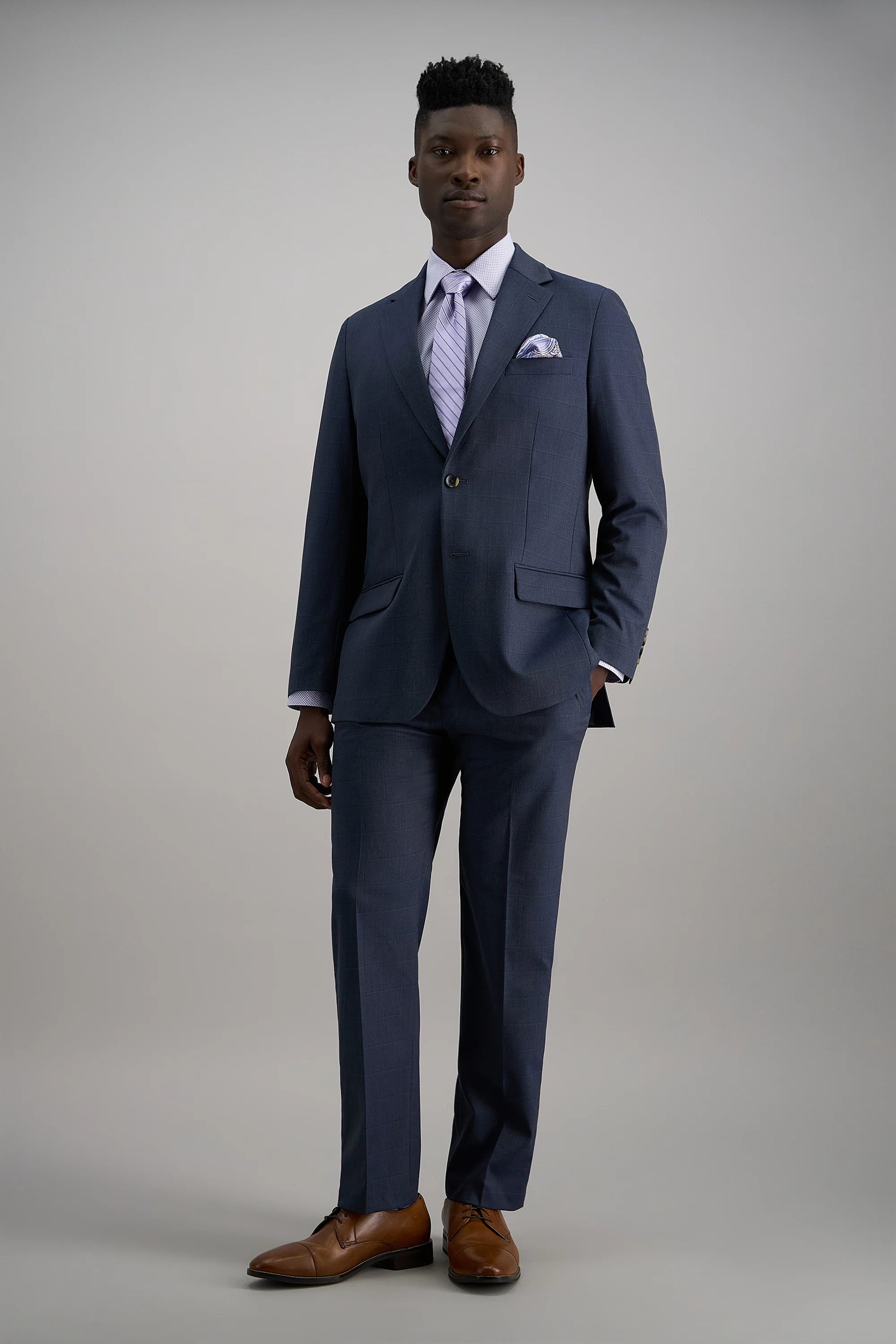 J.M. Haggar Windowpane Suit Jacket