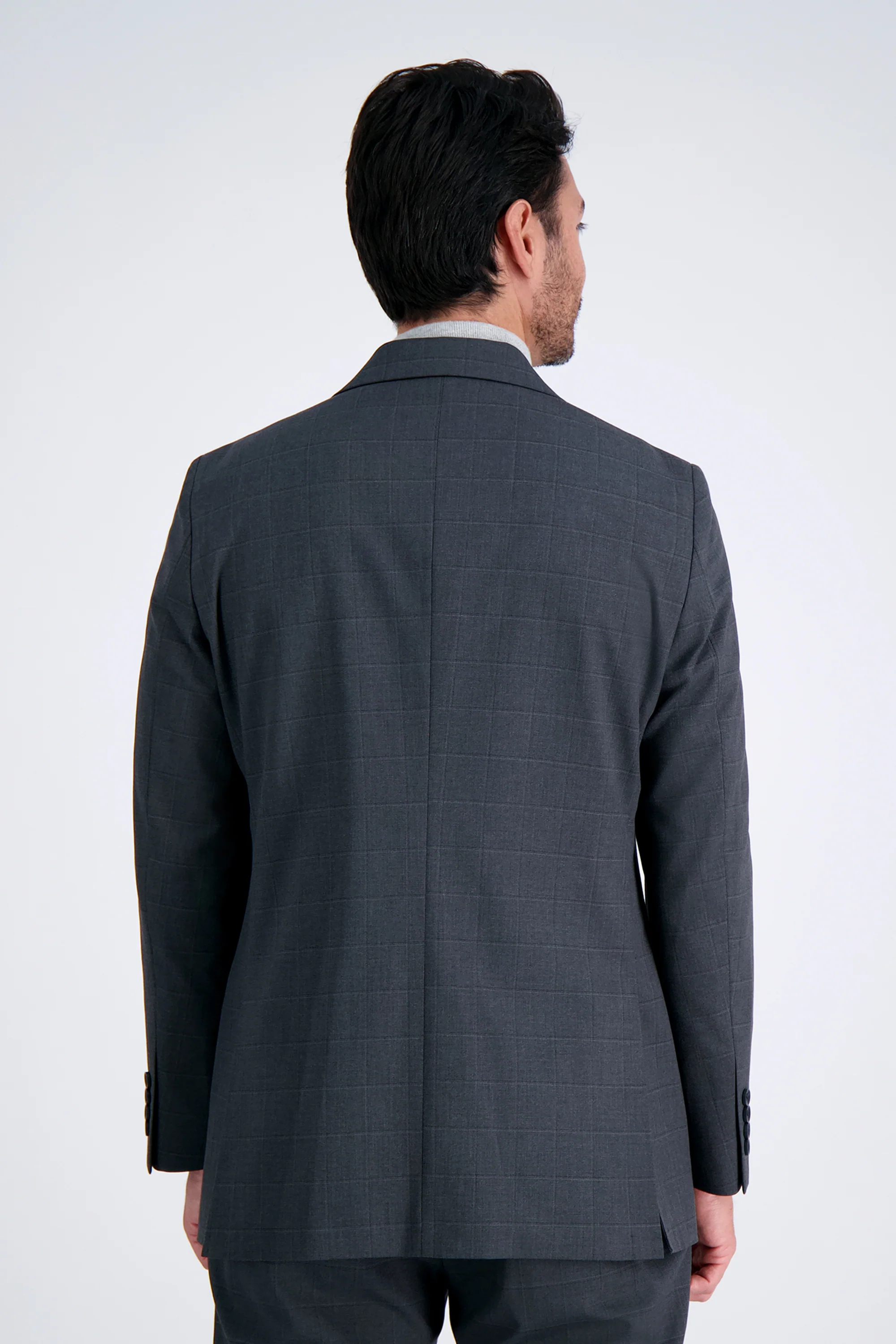 J.M. Haggar Windowpane Suit Jacket - Image 7