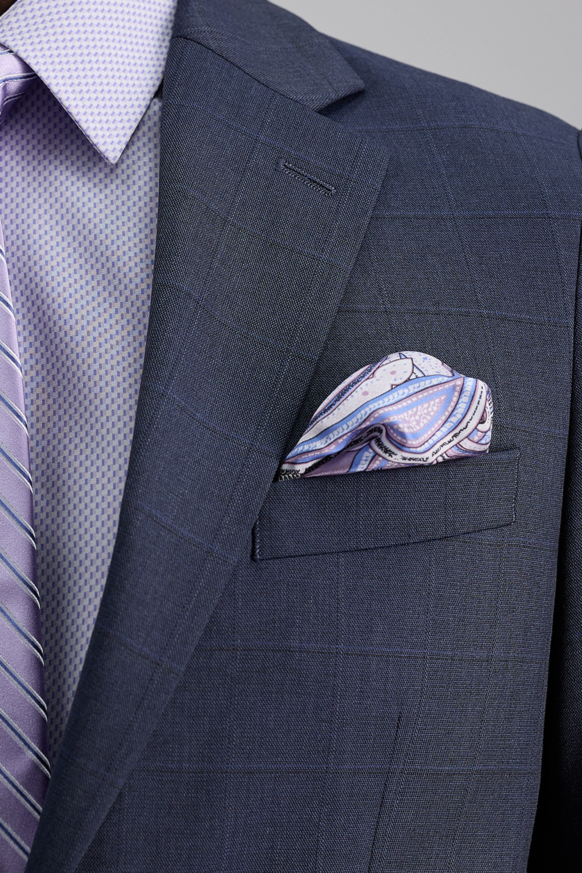 J.M. Haggar Windowpane Suit Jacket - Image 2