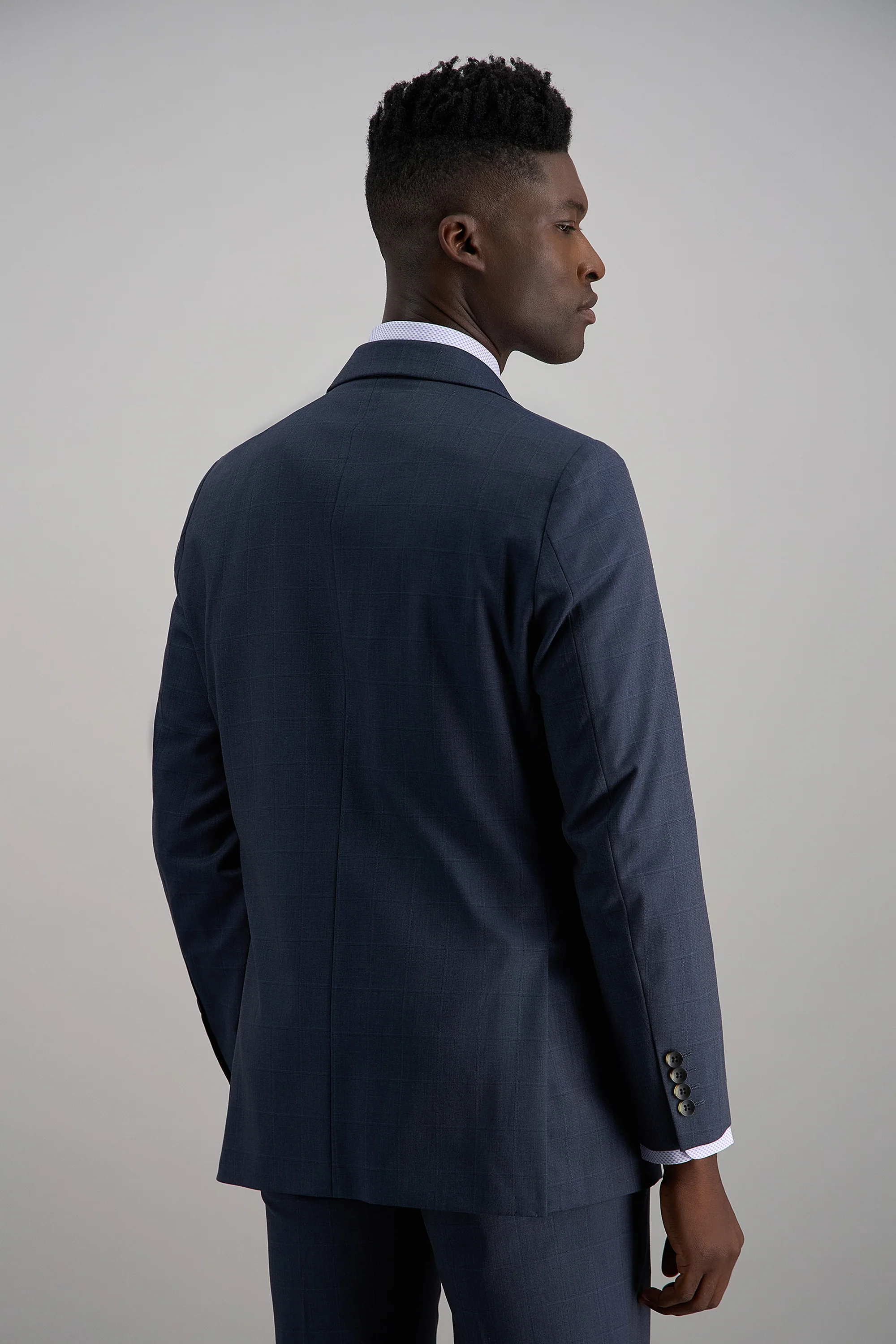 J.M. Haggar Windowpane Suit Jacket - Image 4