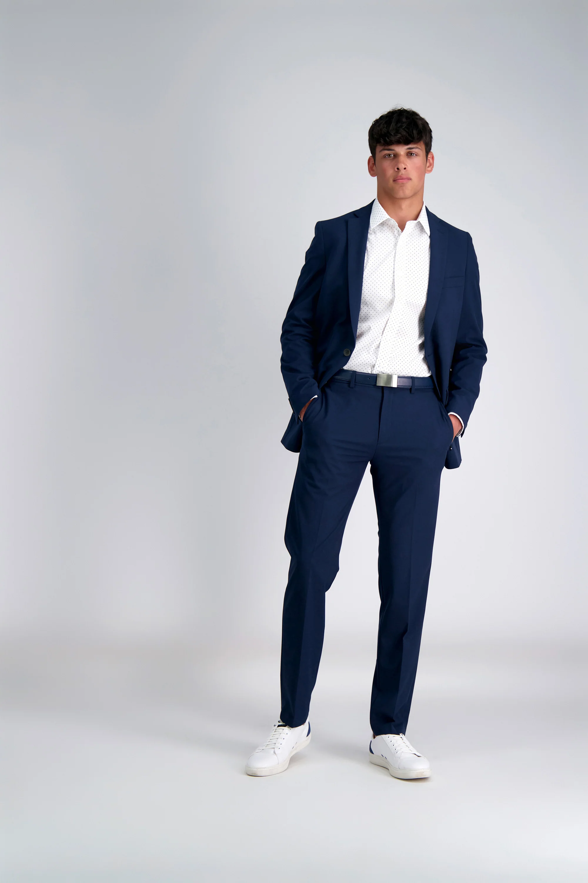 JM Haggar Slim 4 Way Stretch Suit Jacket - Image 4