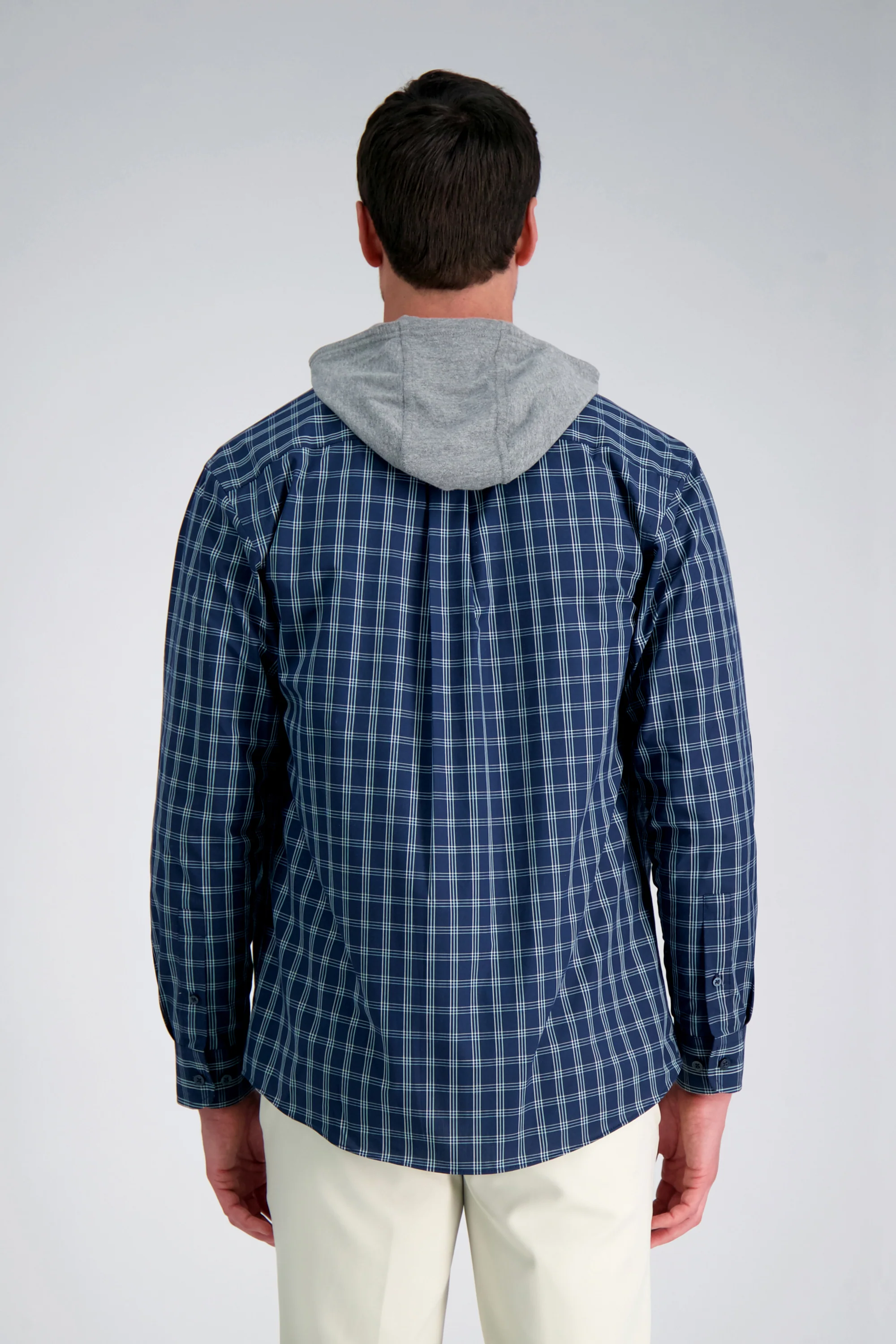 Life Khaki™ Long Sleeve Poplin Shirt - Navy - Image 3