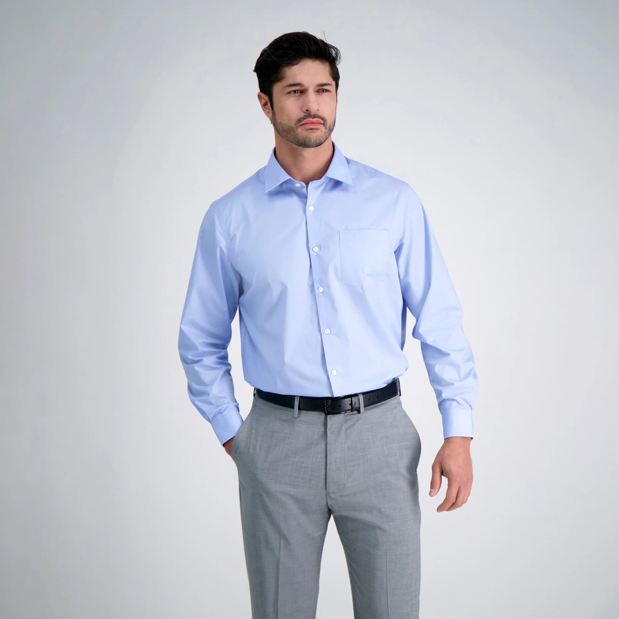 Light Blue Premium Comfort Dress Shirt