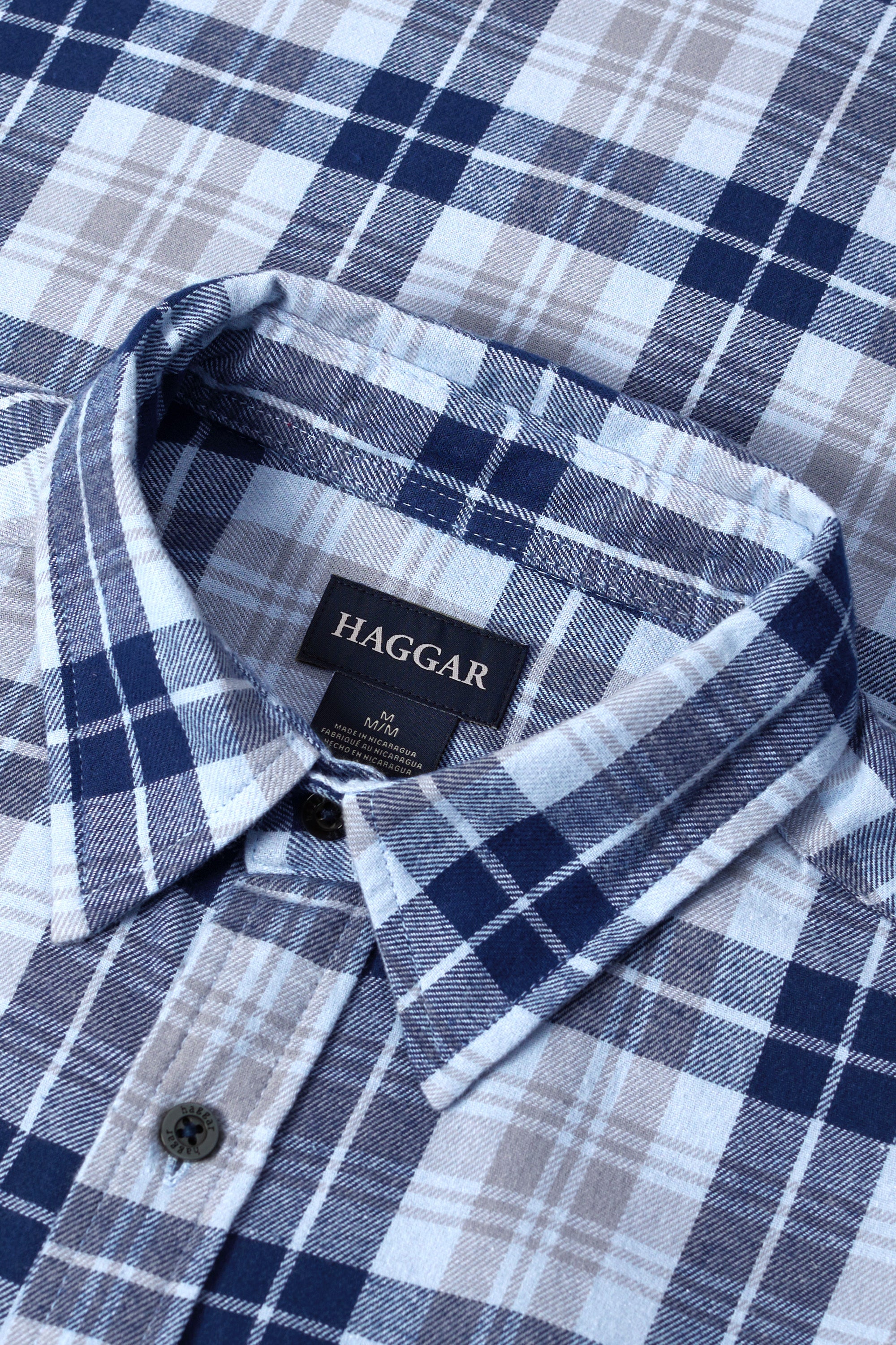 Long Sleeve Flannel Plaid Shirt - Image 7