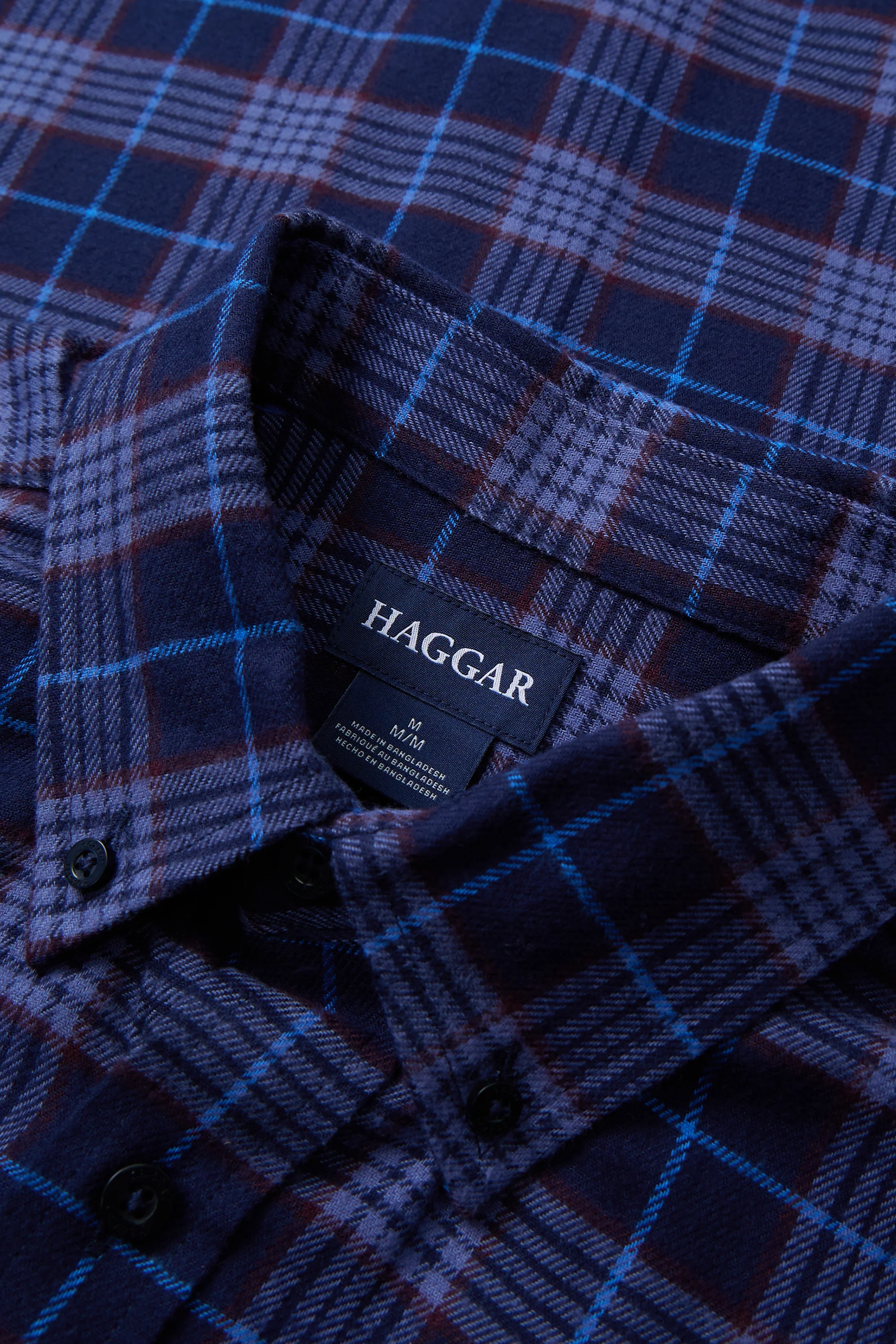Long Sleeve Flannel Plaid Shirt - Image 2