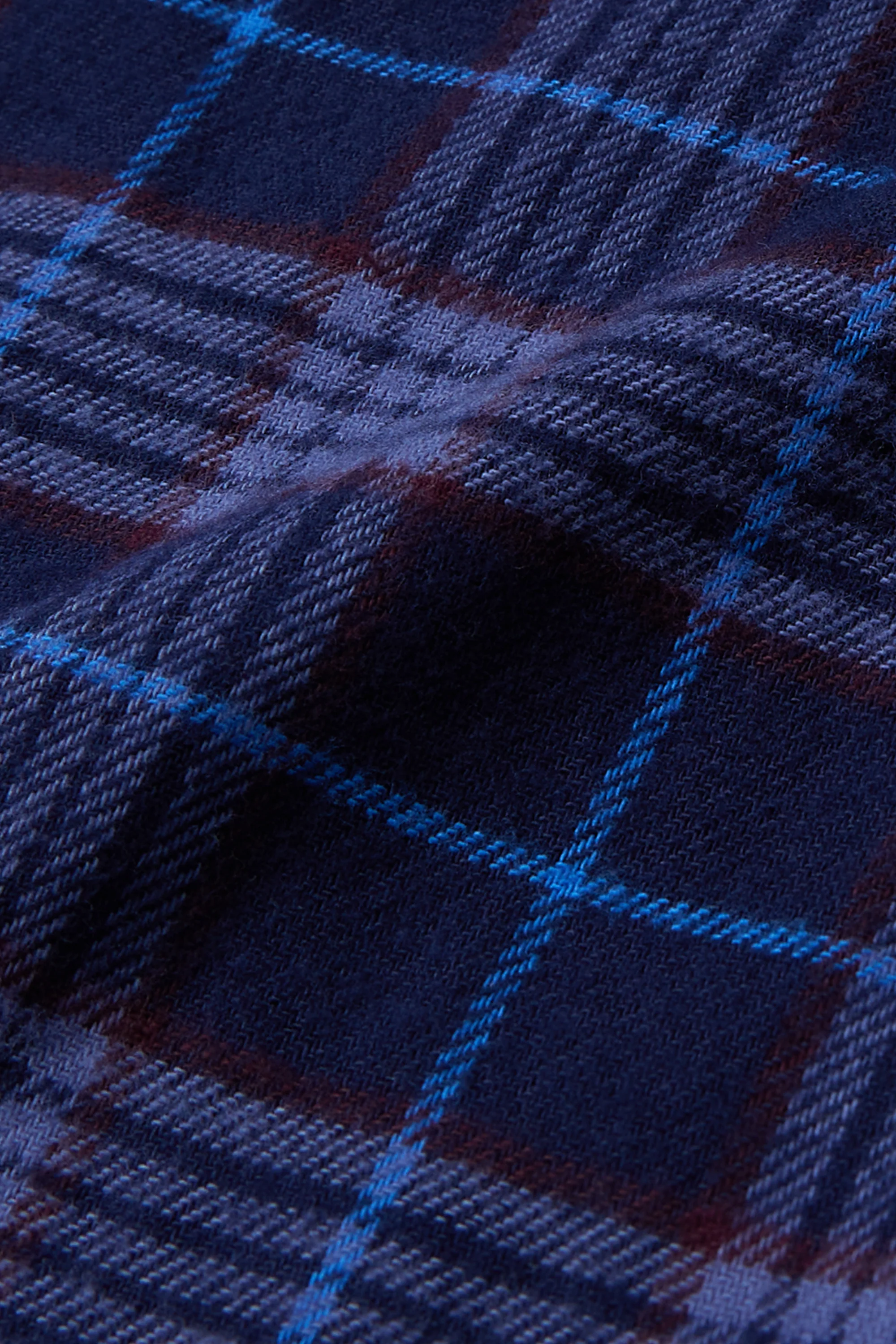 Long Sleeve Flannel Plaid Shirt - Image 3