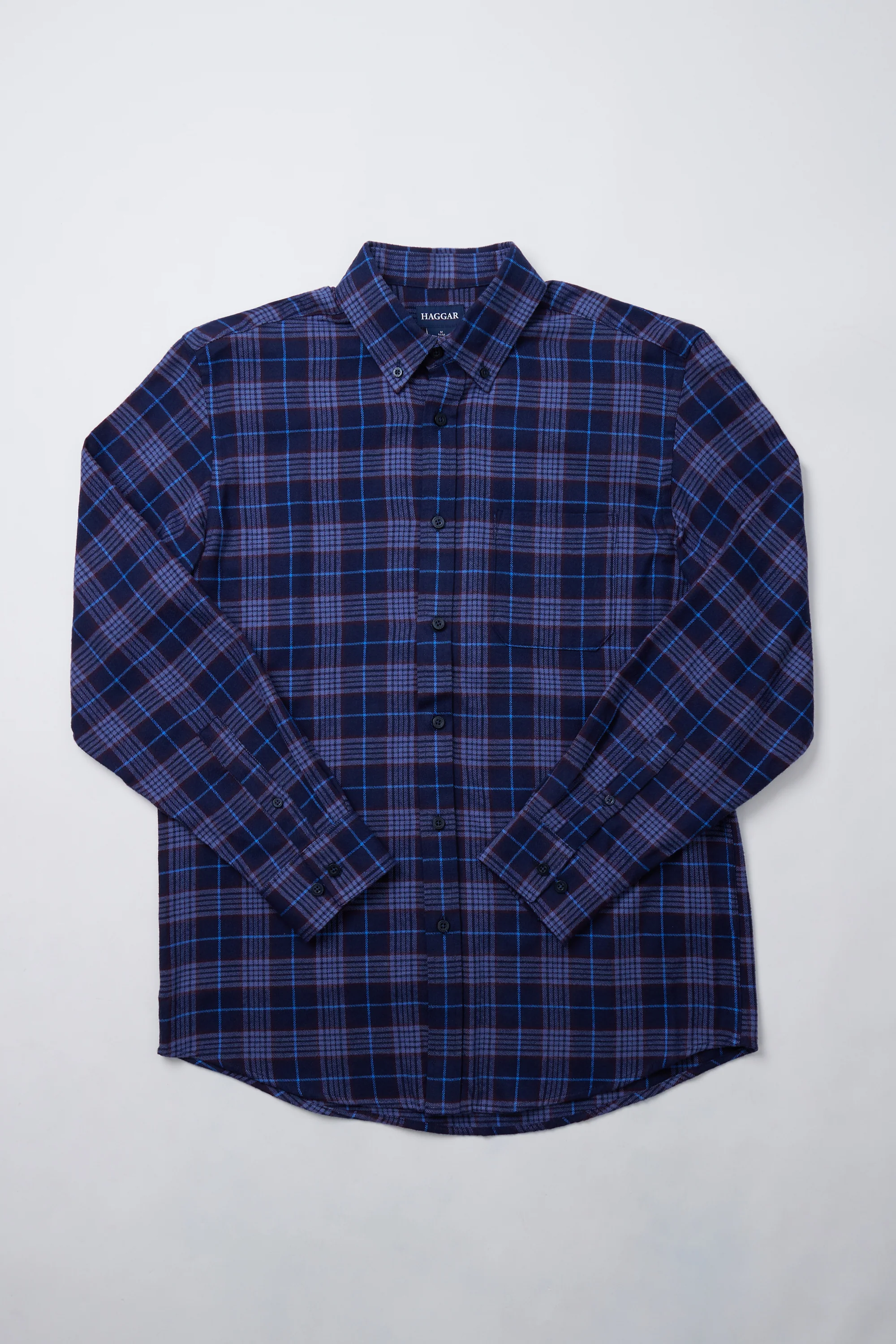 Long Sleeve Flannel Plaid Shirt - Image 4