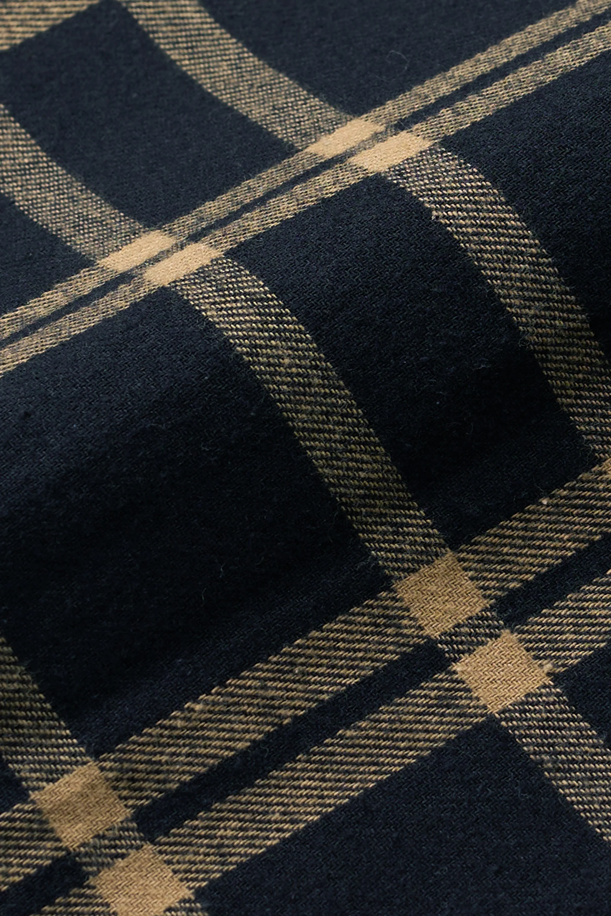 Long Sleeve Flannel Shirt - Mocha - Image 5