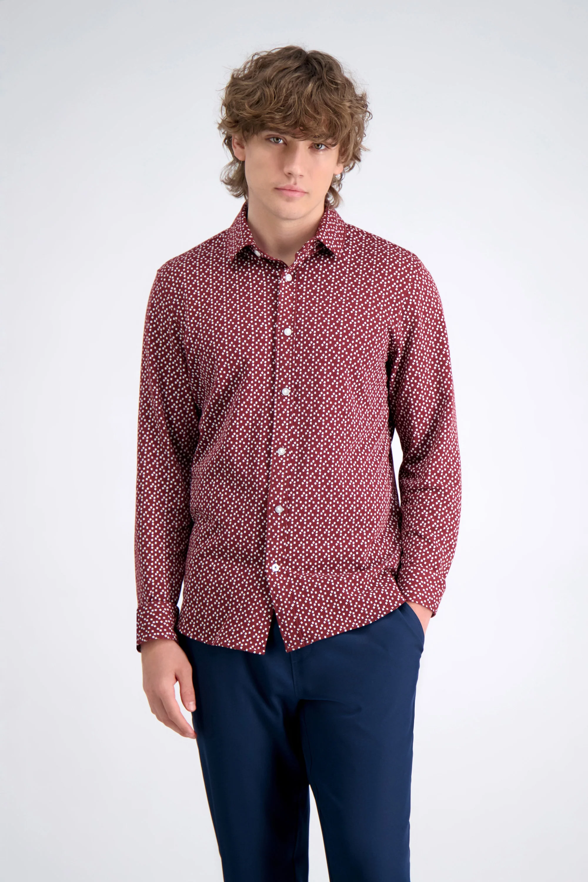 Long Sleeve Pique Shirt - Image 2
