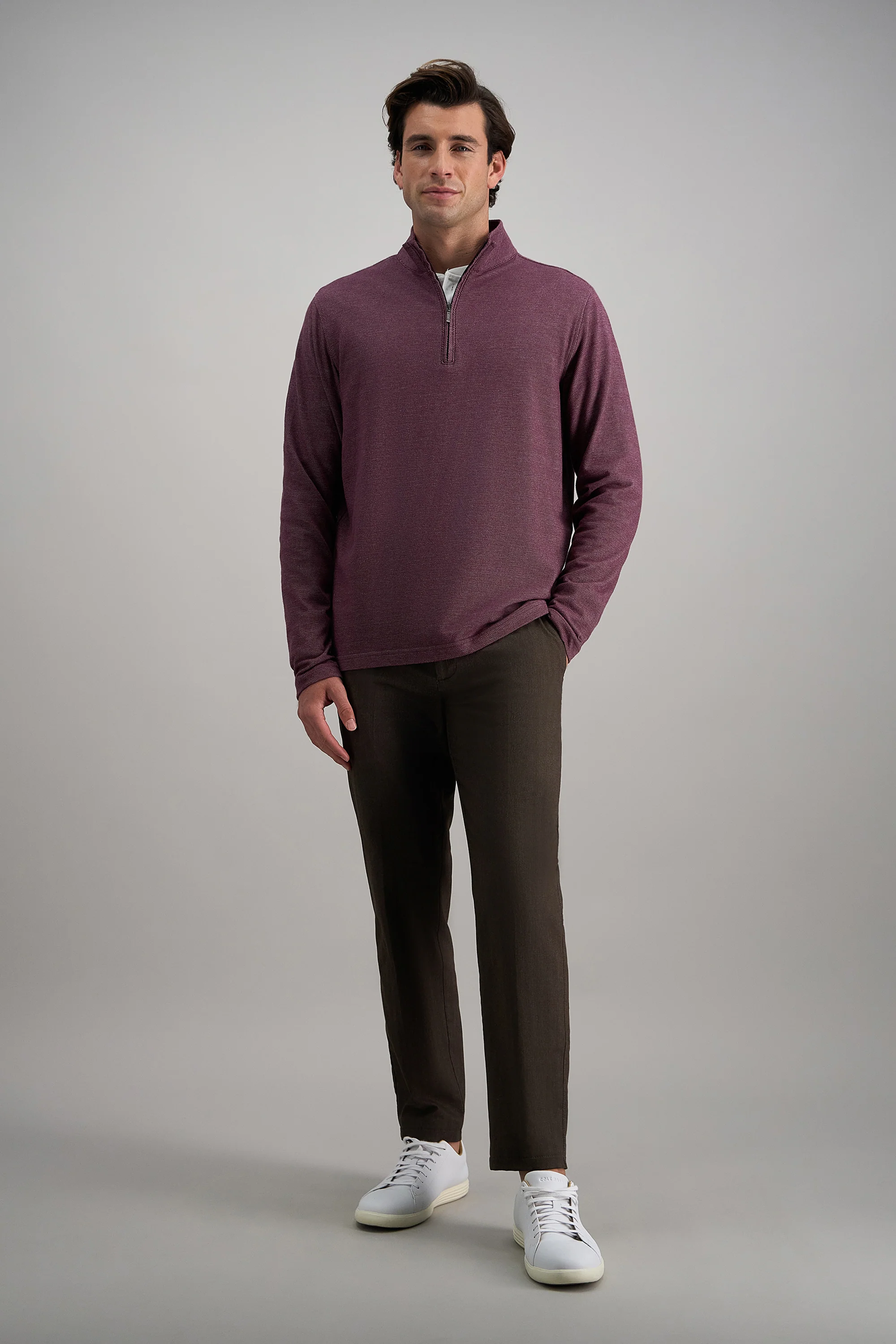 Long Sleeve Quarter Zip Shirt - Image 15