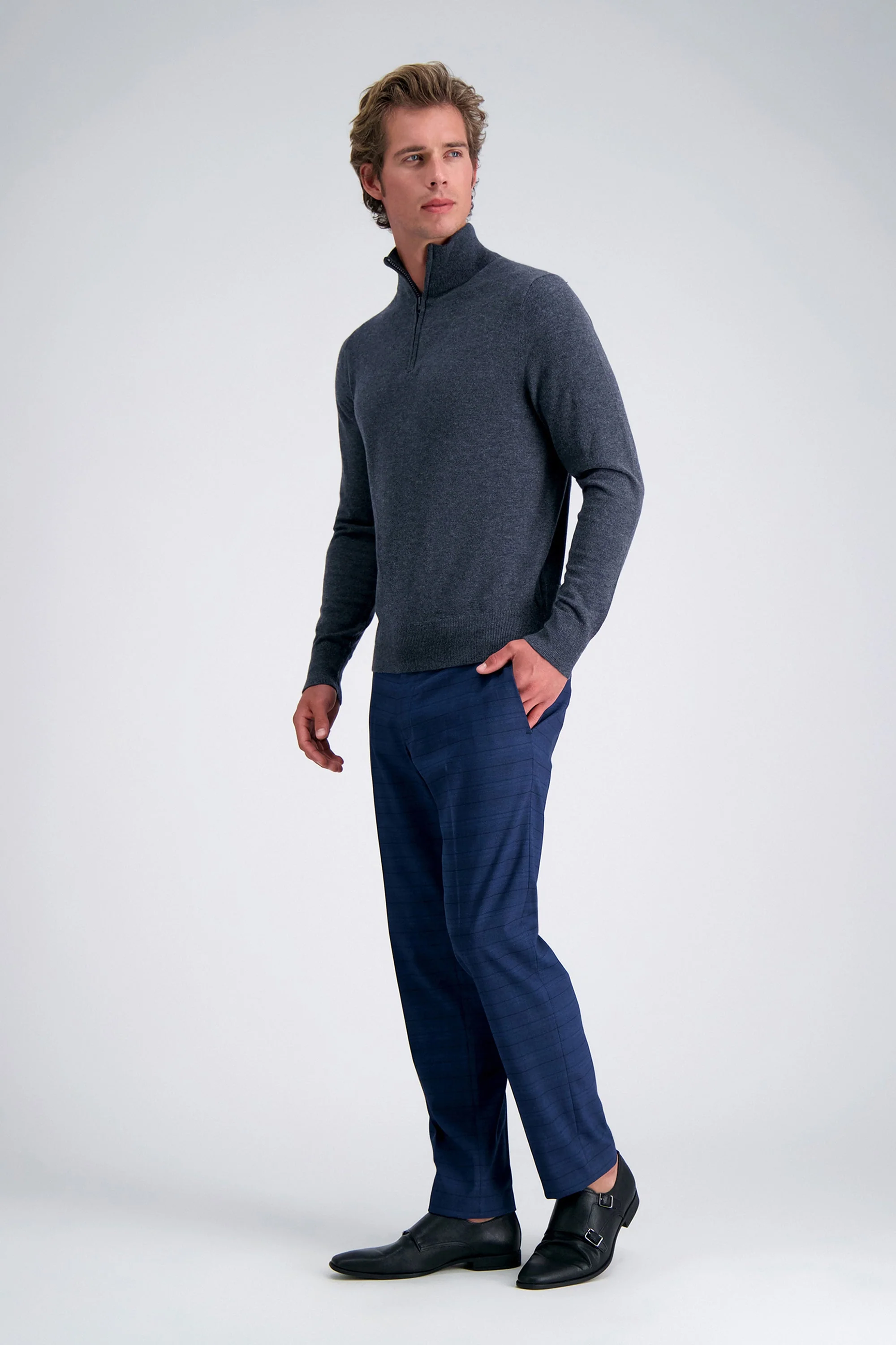 Long Sleeve Zip Sweater - Image 10