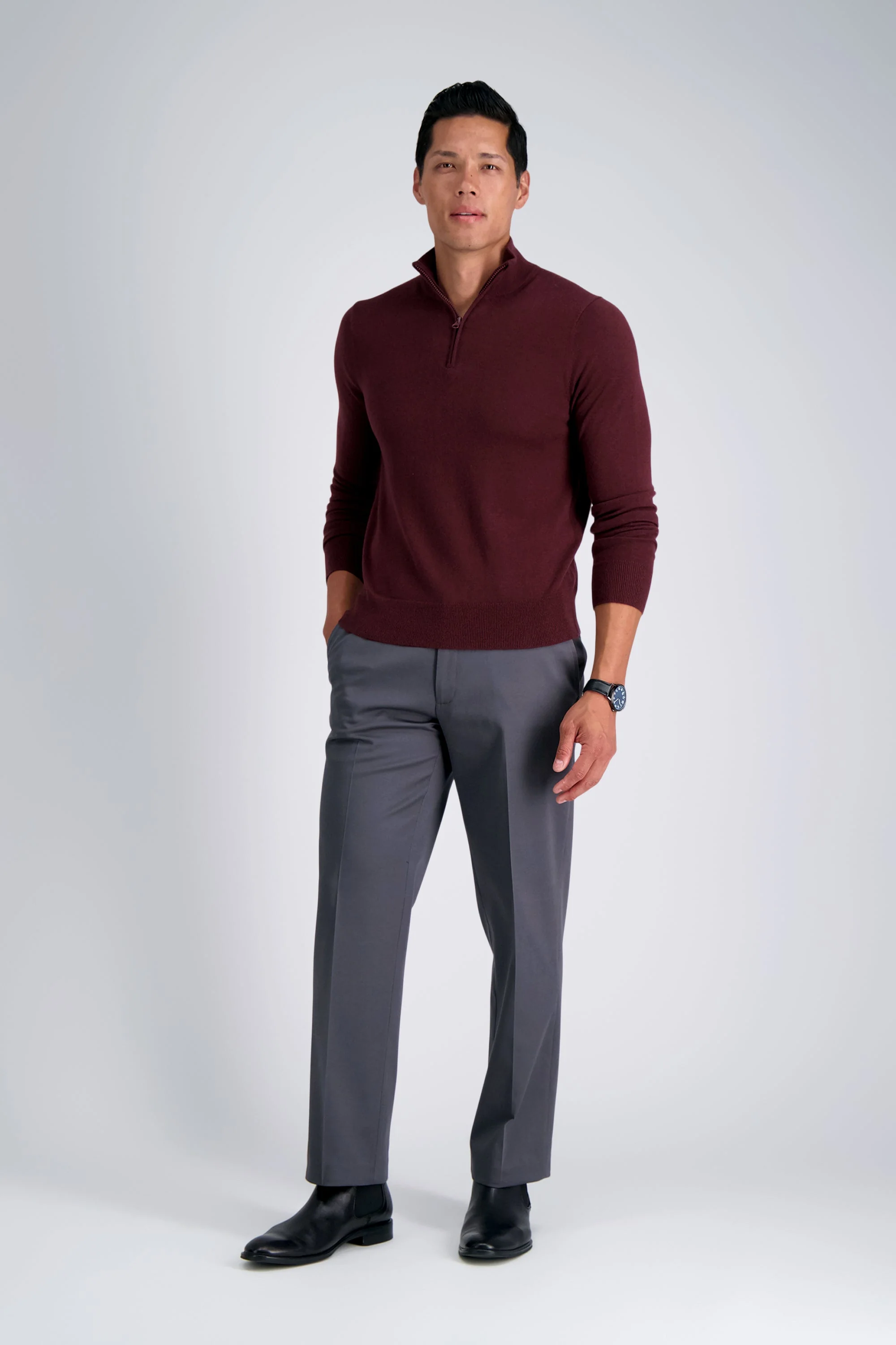 Long Sleeve Zip Sweater - Image 19