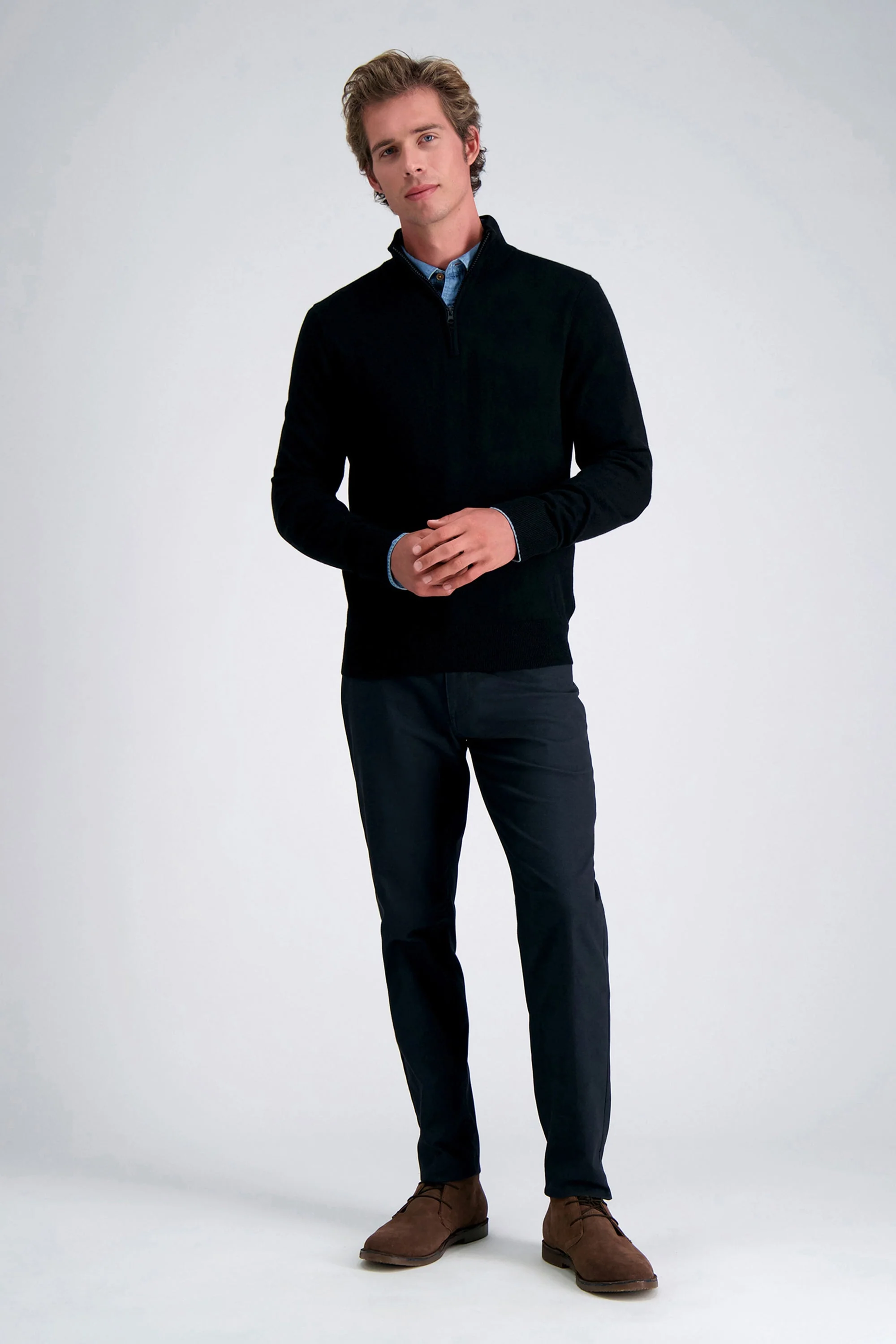 Long Sleeve Zip Sweater - Image 3