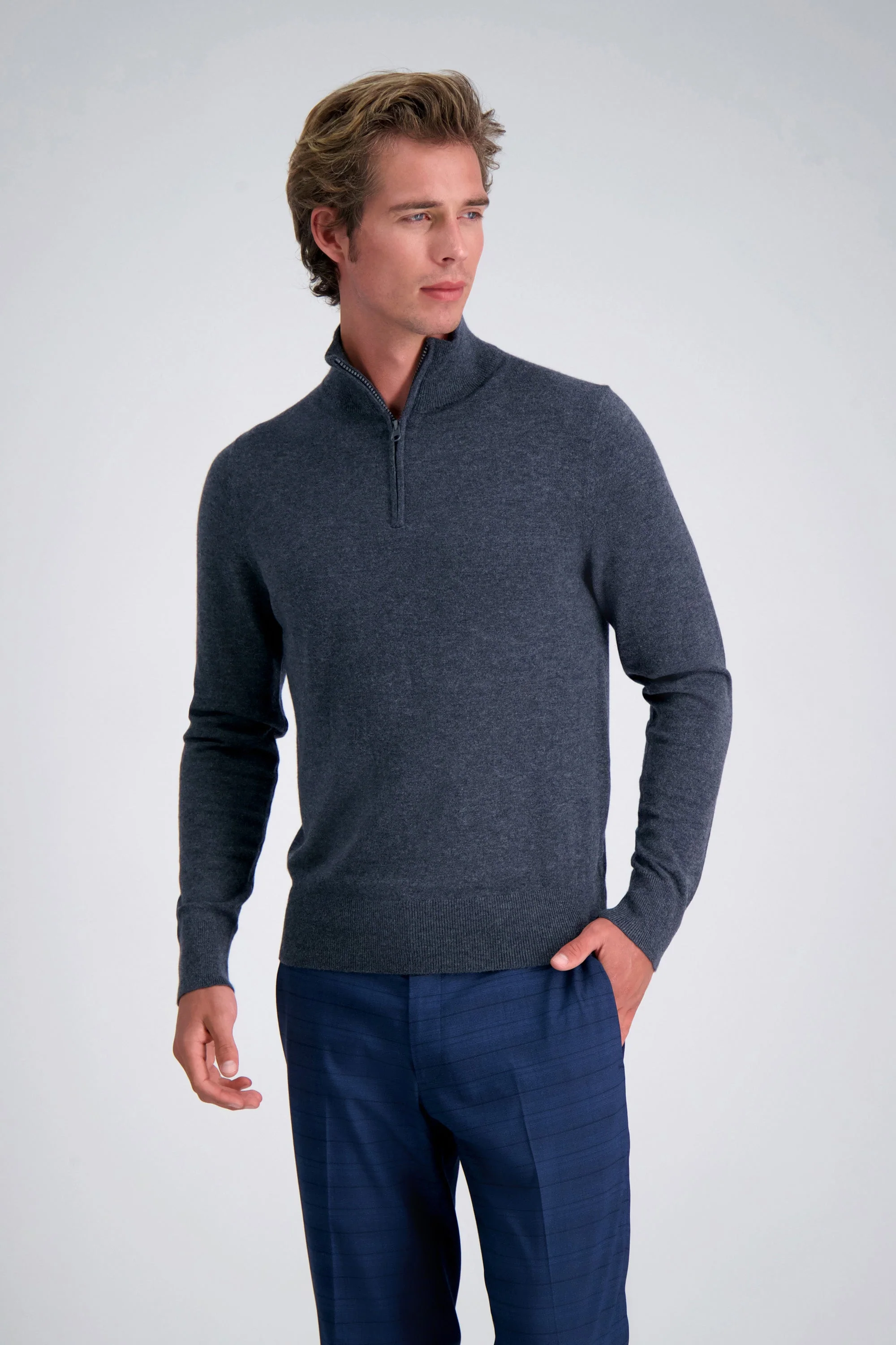 Long Sleeve Zip Sweater - Image 6
