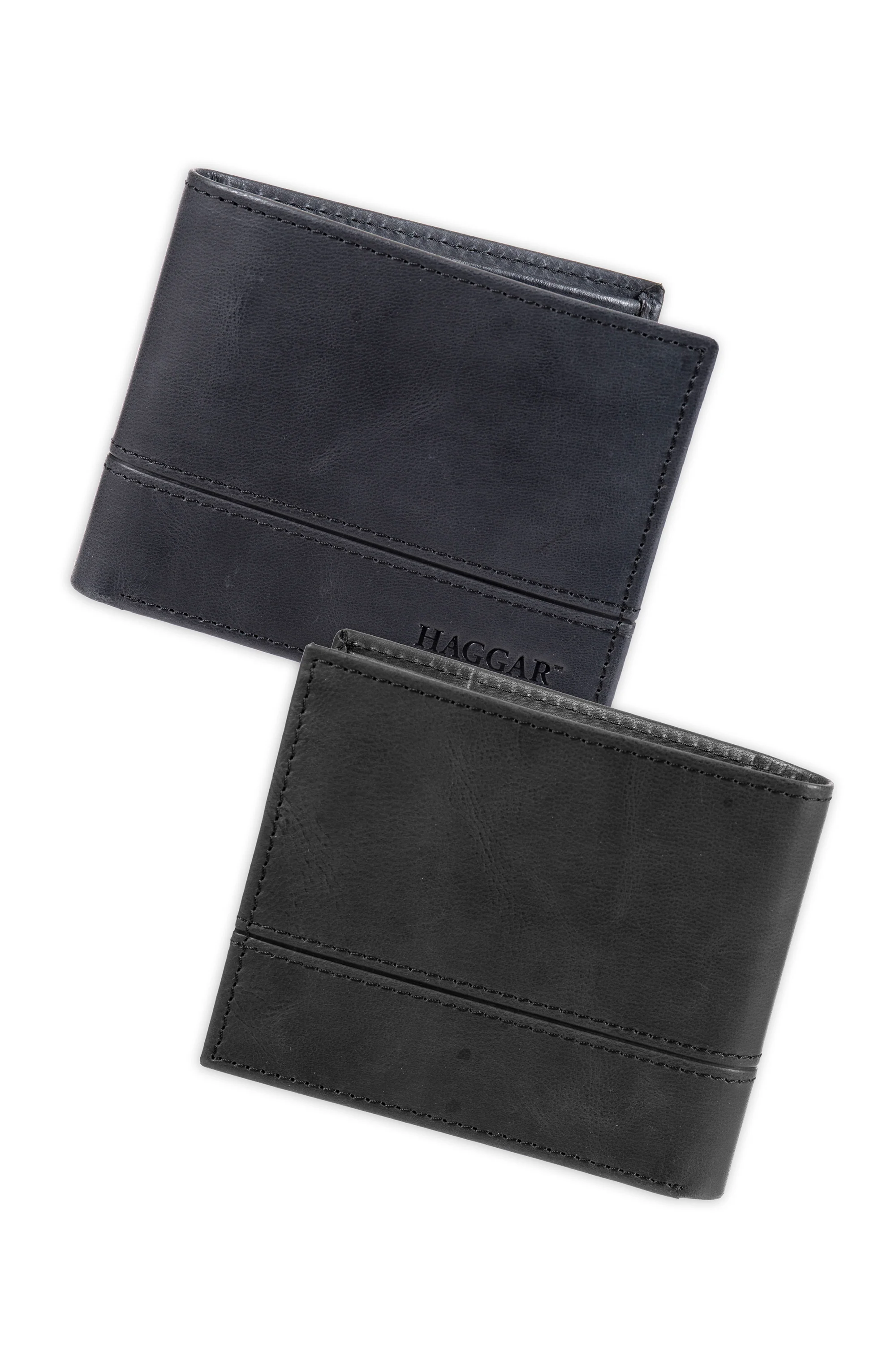 Non-RFID Carizzo Traveler Bifold Wallet - Black - Image 4