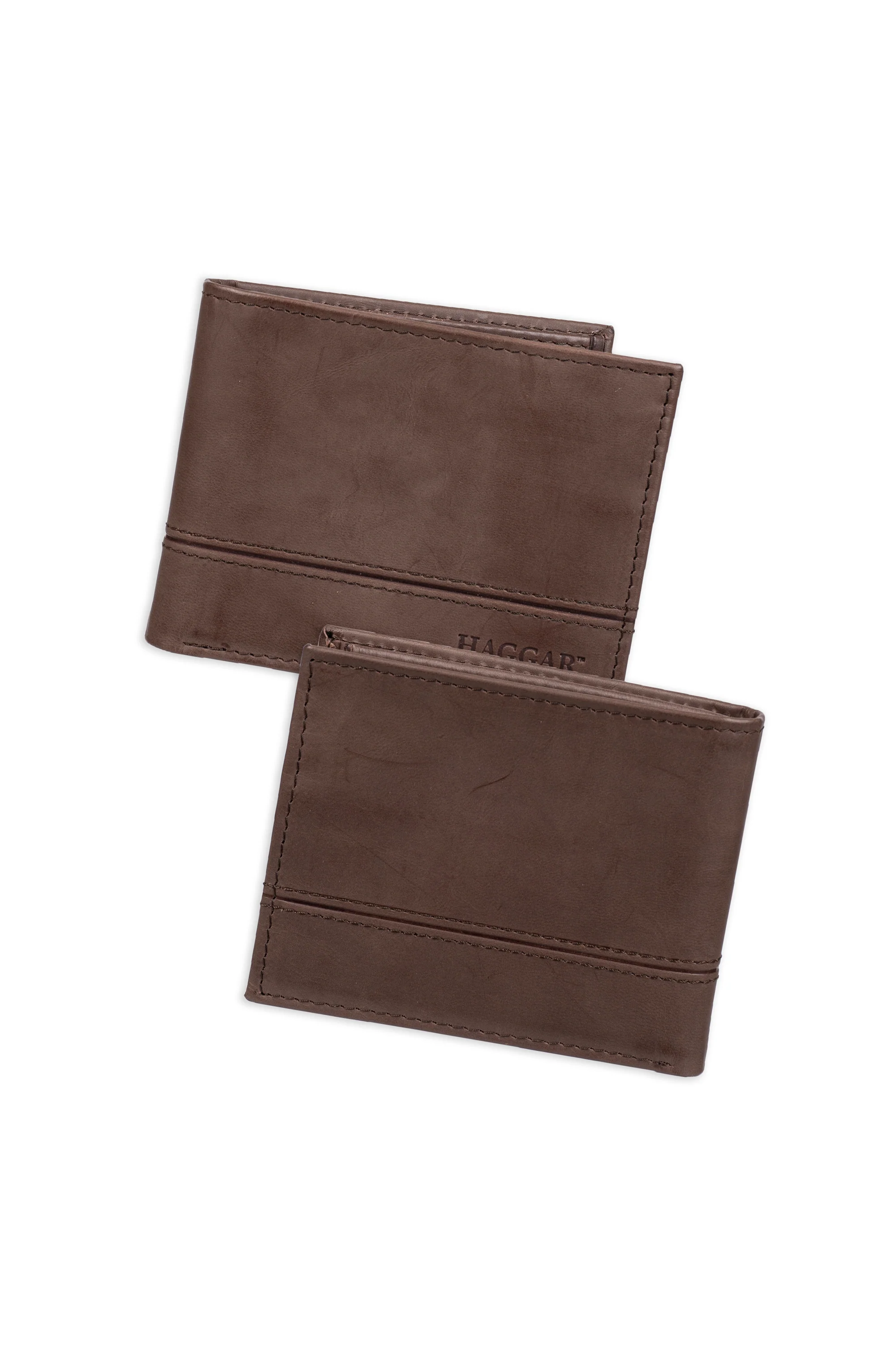 Non-RFID Carizzo Traveler Bifold Wallet - Brown - Image 4